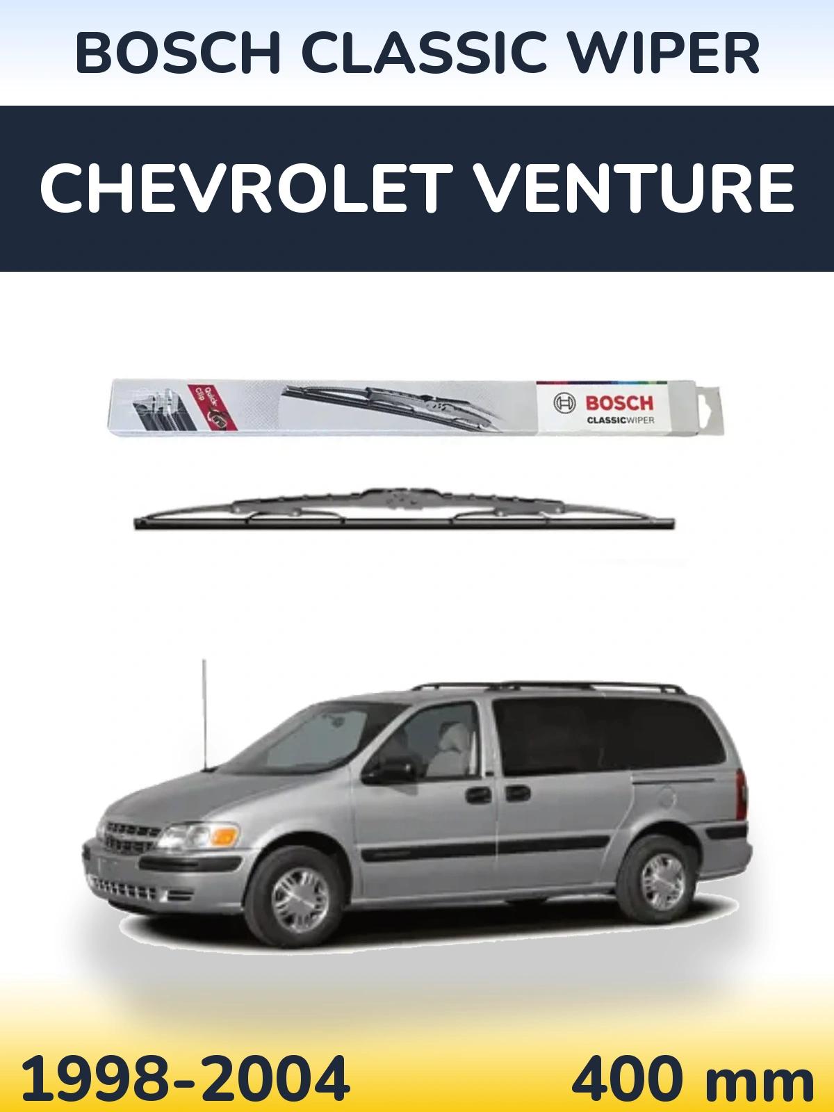 Задний дворник BOSCH Classic Wiper 400 мм для Chevrolet Venture 1998-2004
