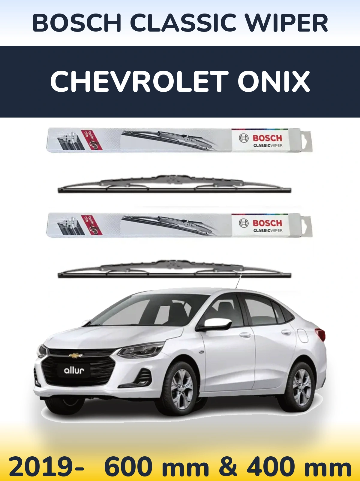 Ștergătoare BOSCH Classic Wiper pentru Chevrolet Onix