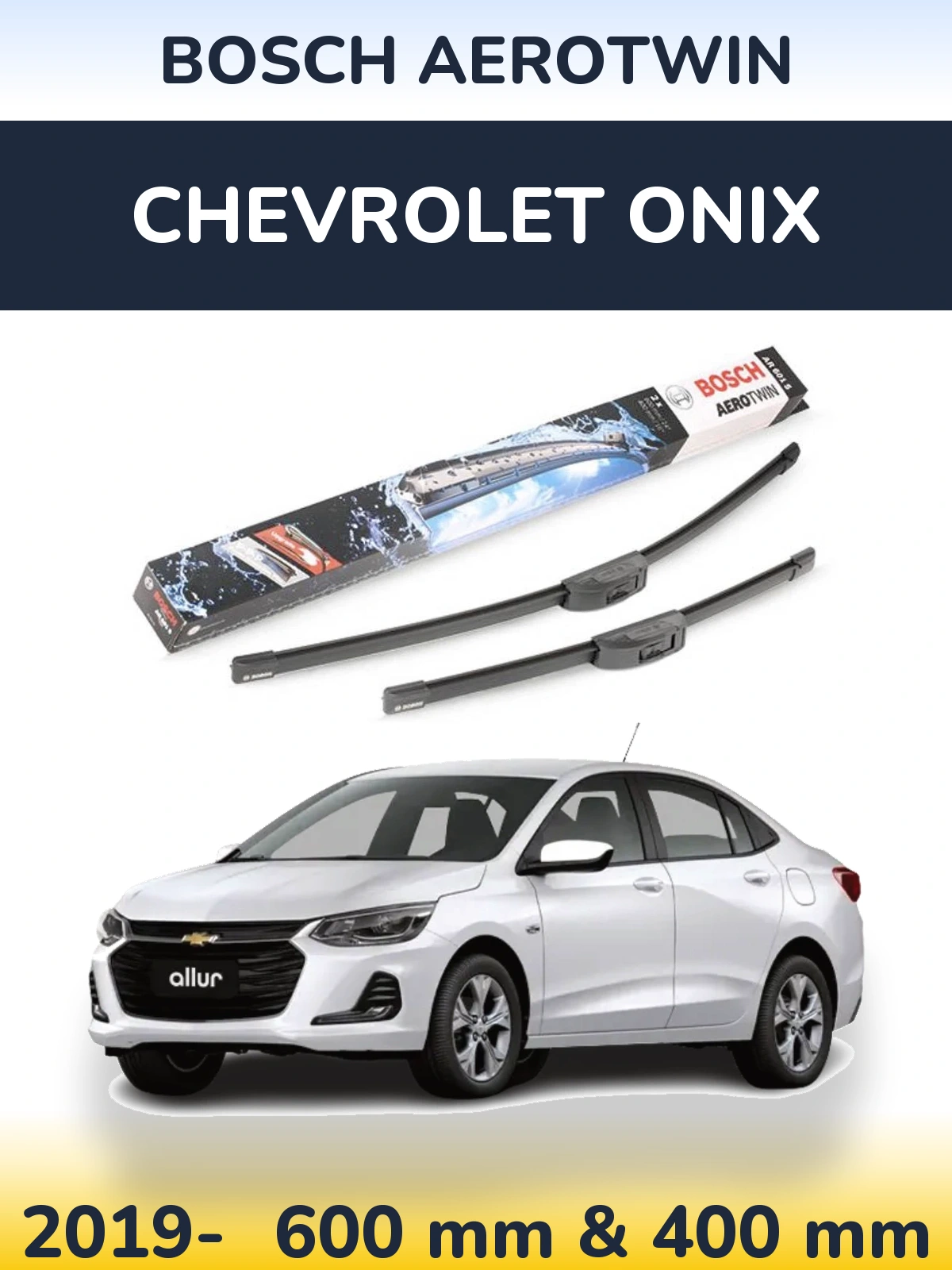 Ștergătoare BOSCH AeroTwin pentru Chevrolet Onix