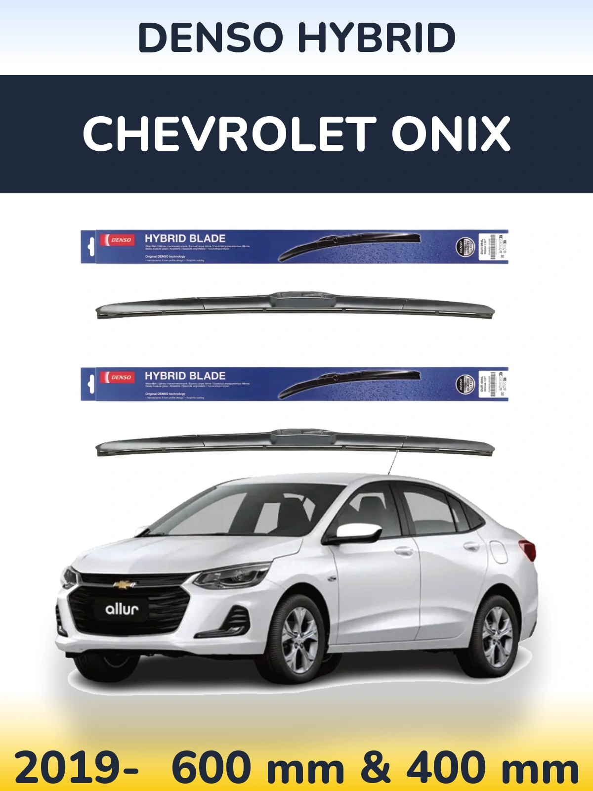 Ștergătoare Denso Hybrid pentru Chevrolet Onix