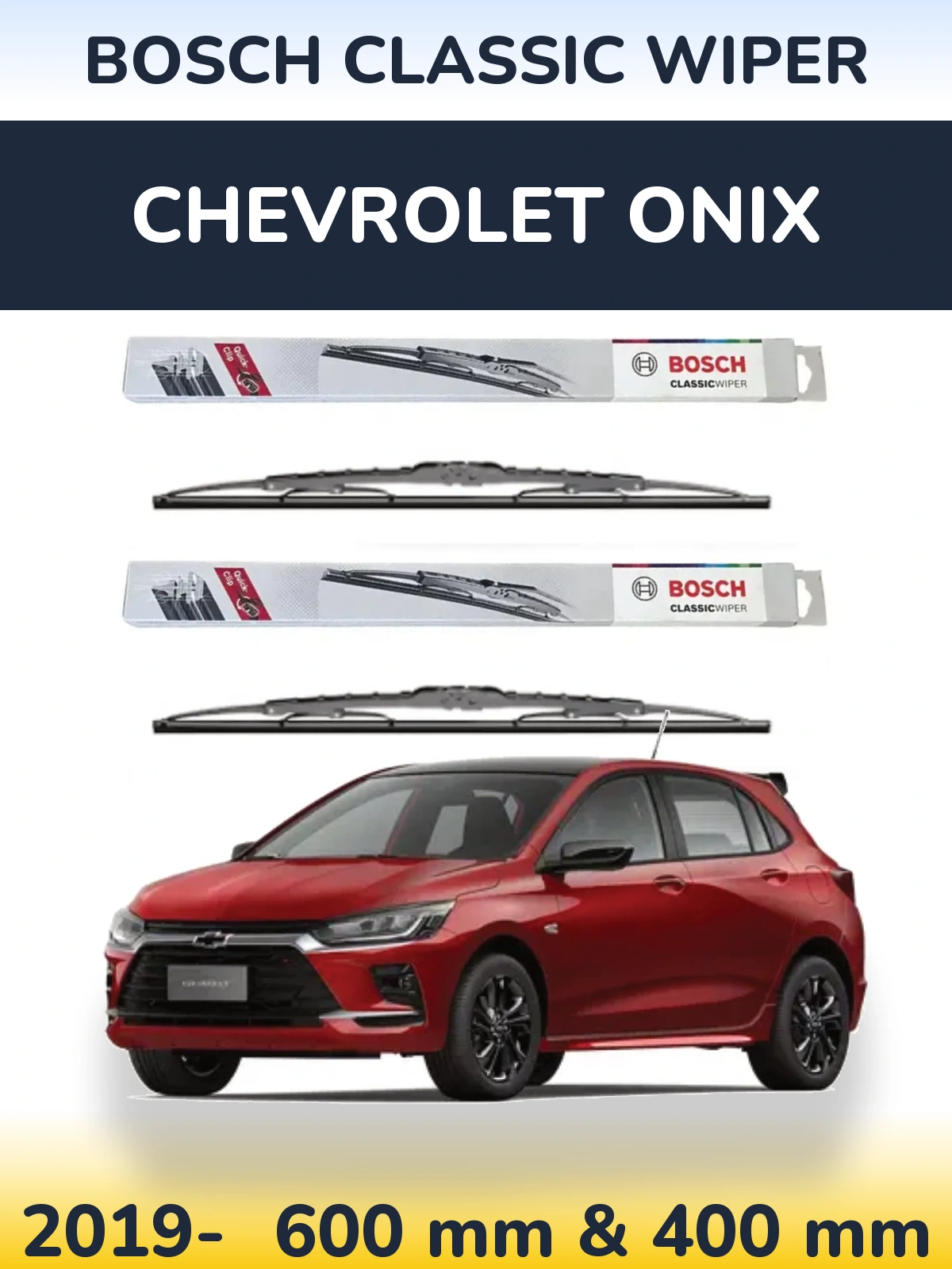 Ștergătoare BOSCH Classic Wiper pentru Chevrolet Onix