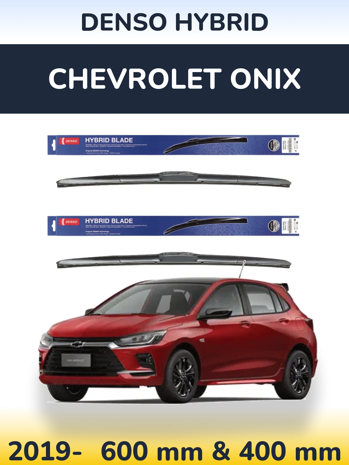 Ștergătoare Denso Hybrid pentru Chevrolet Onix