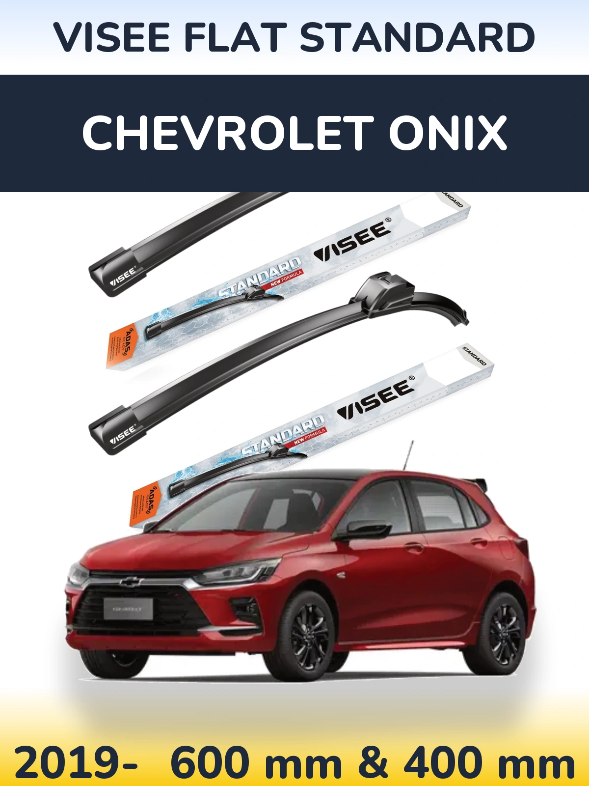 Ștergătoare VISEE FLAT STANDARD pentru Chevrolet Onix