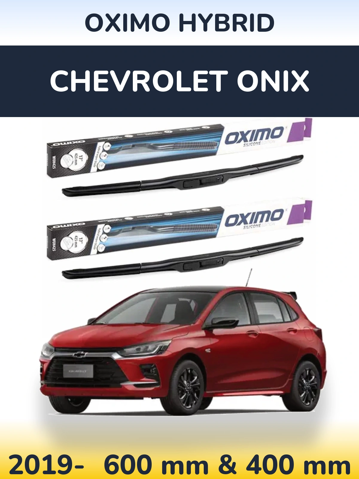 Ștergătoare Oximo Hybrid pentru Chevrolet Onix