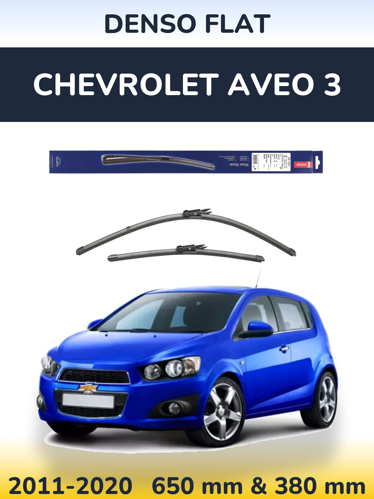 Ștergătoare Denso Flat pentru Chevrolet Aveo 3