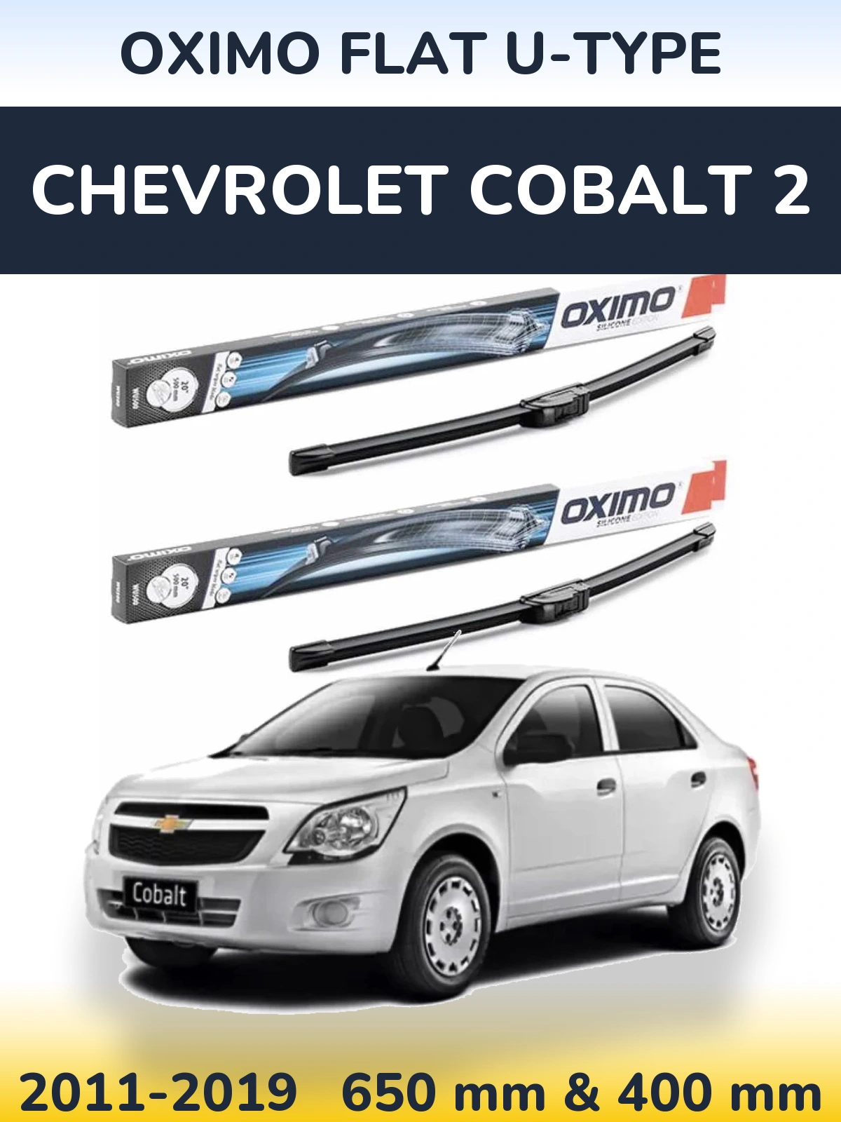 Ștergătoare Oximo Flat U-type pentru Chevrolet Cobalt 2