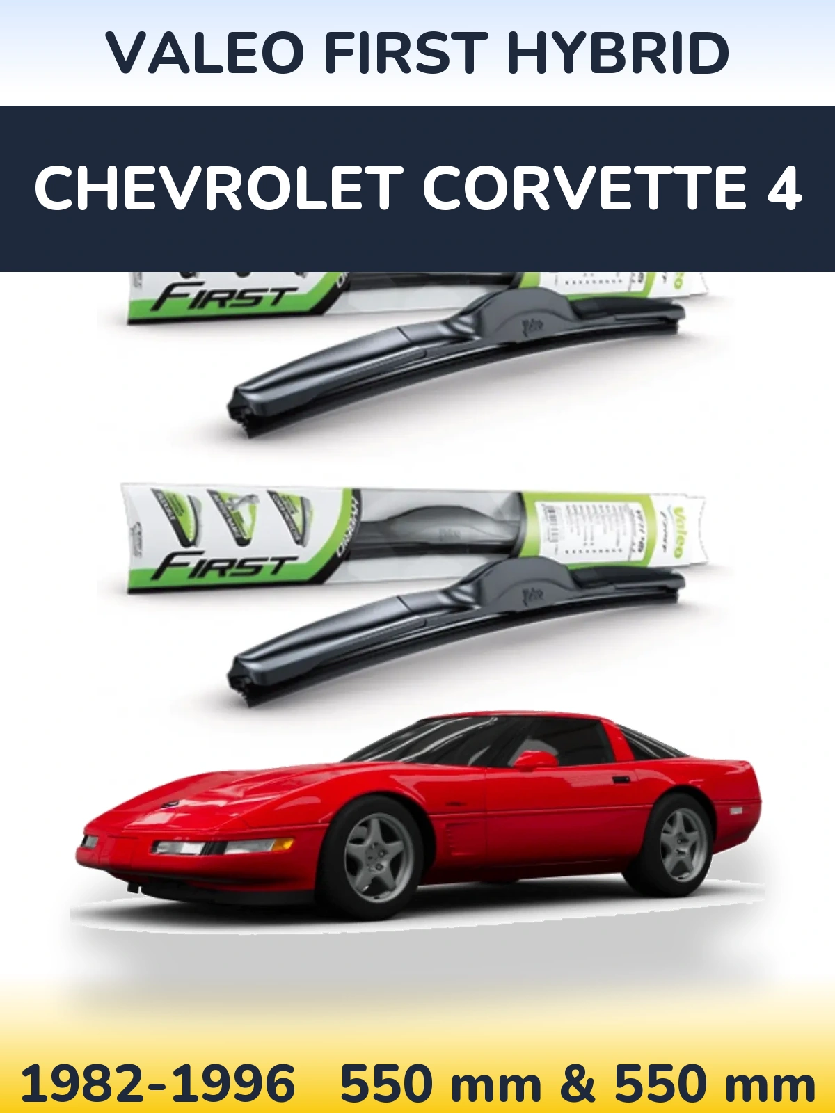 Ștergătoare Valeo First Hybrid pentru Chevrolet Corvette 4