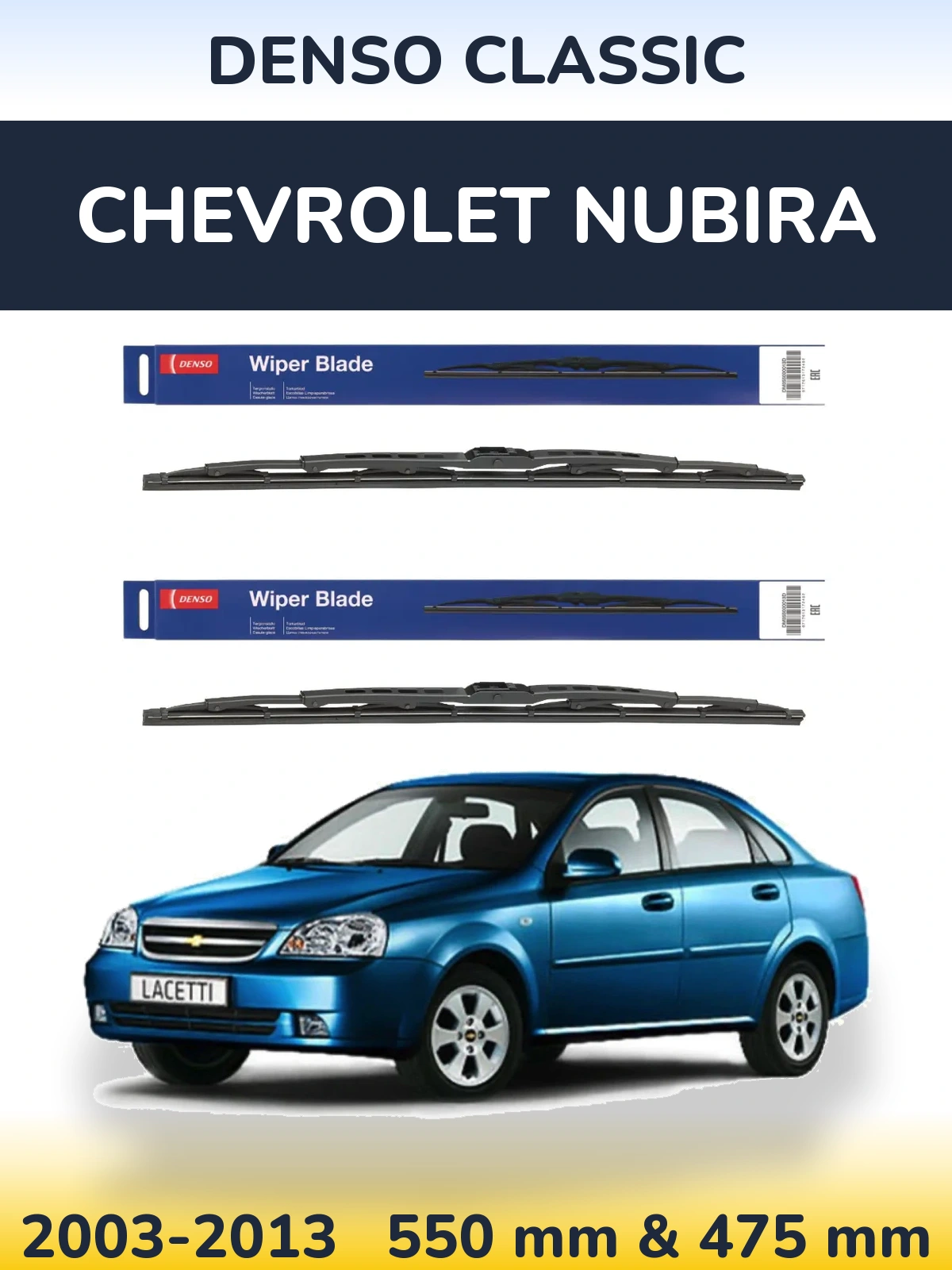 Ștergătoare Denso Classic pentru Chevrolet Nubira