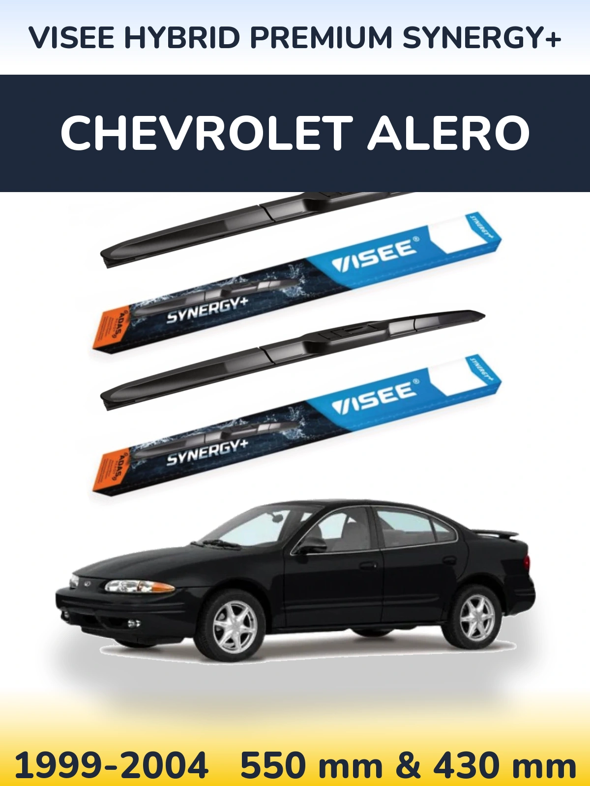 Ștergătoare VISEE HYBRID PREMIUM SYNERGY+ pentru Chevrolet Alero