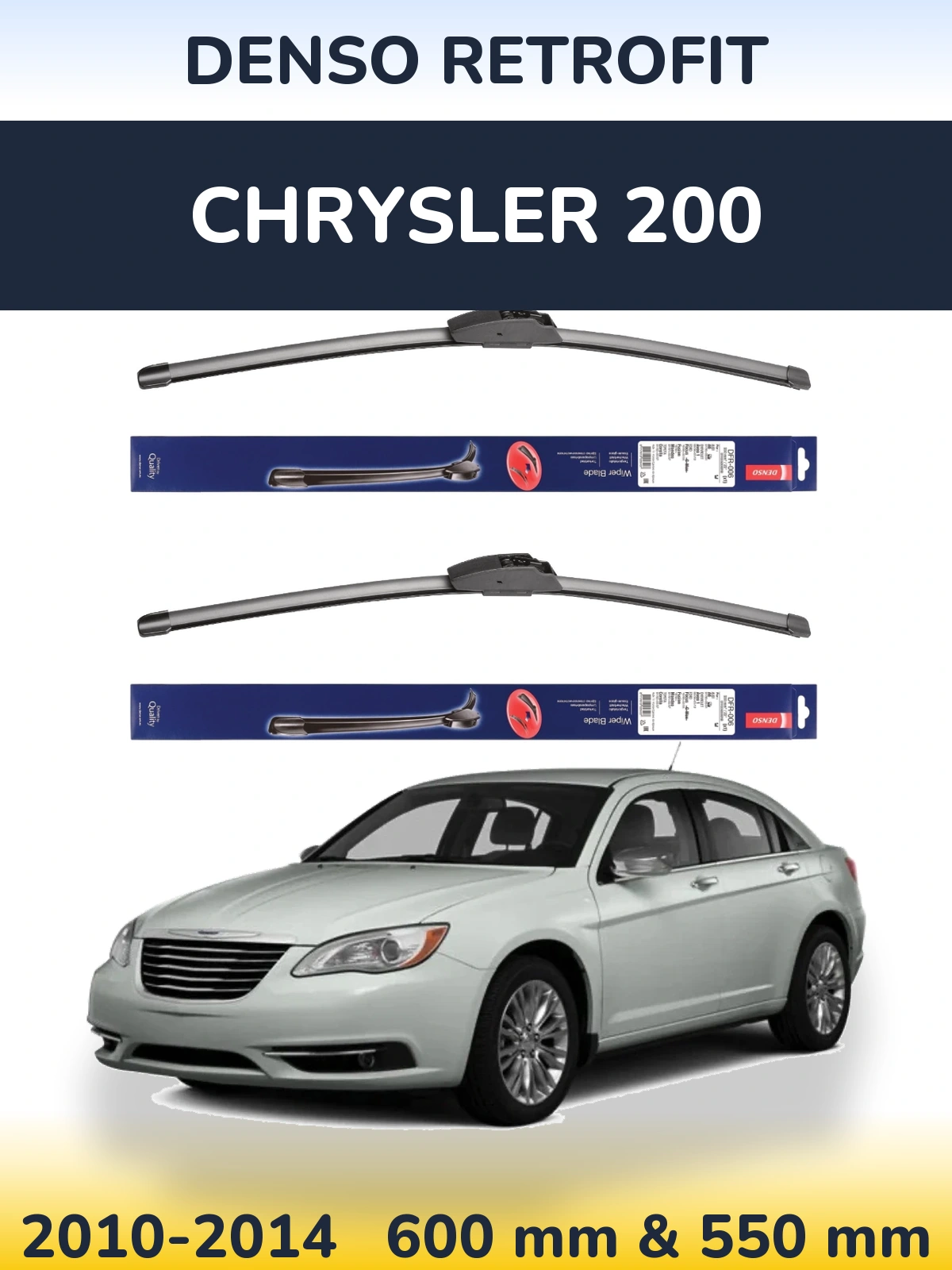 Ștergătoare Denso Retrofit pentru Chrysler 200