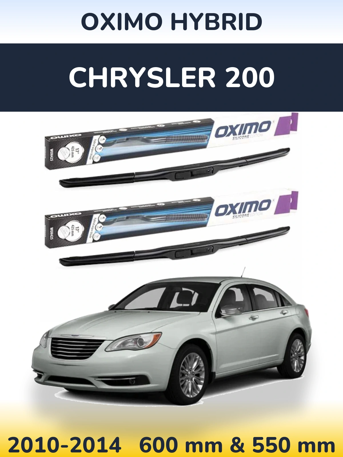 Ștergătoare Oximo Hybrid pentru Chrysler 200