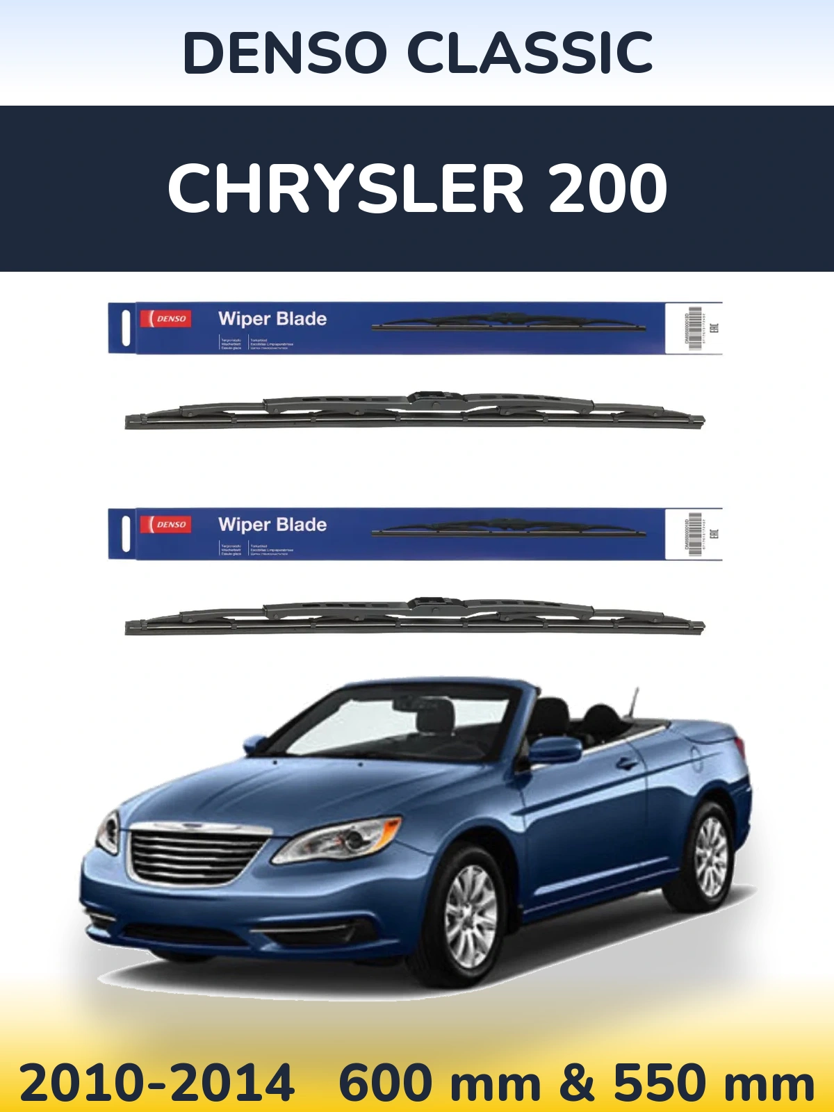 Ștergătoare Denso Classic pentru Chrysler 200