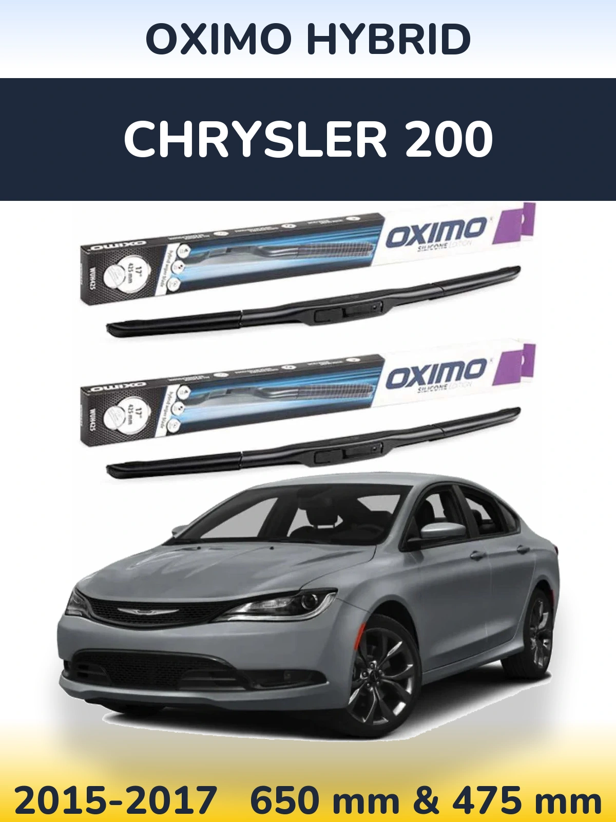 Ștergătoare Oximo Hybrid pentru Chrysler 200