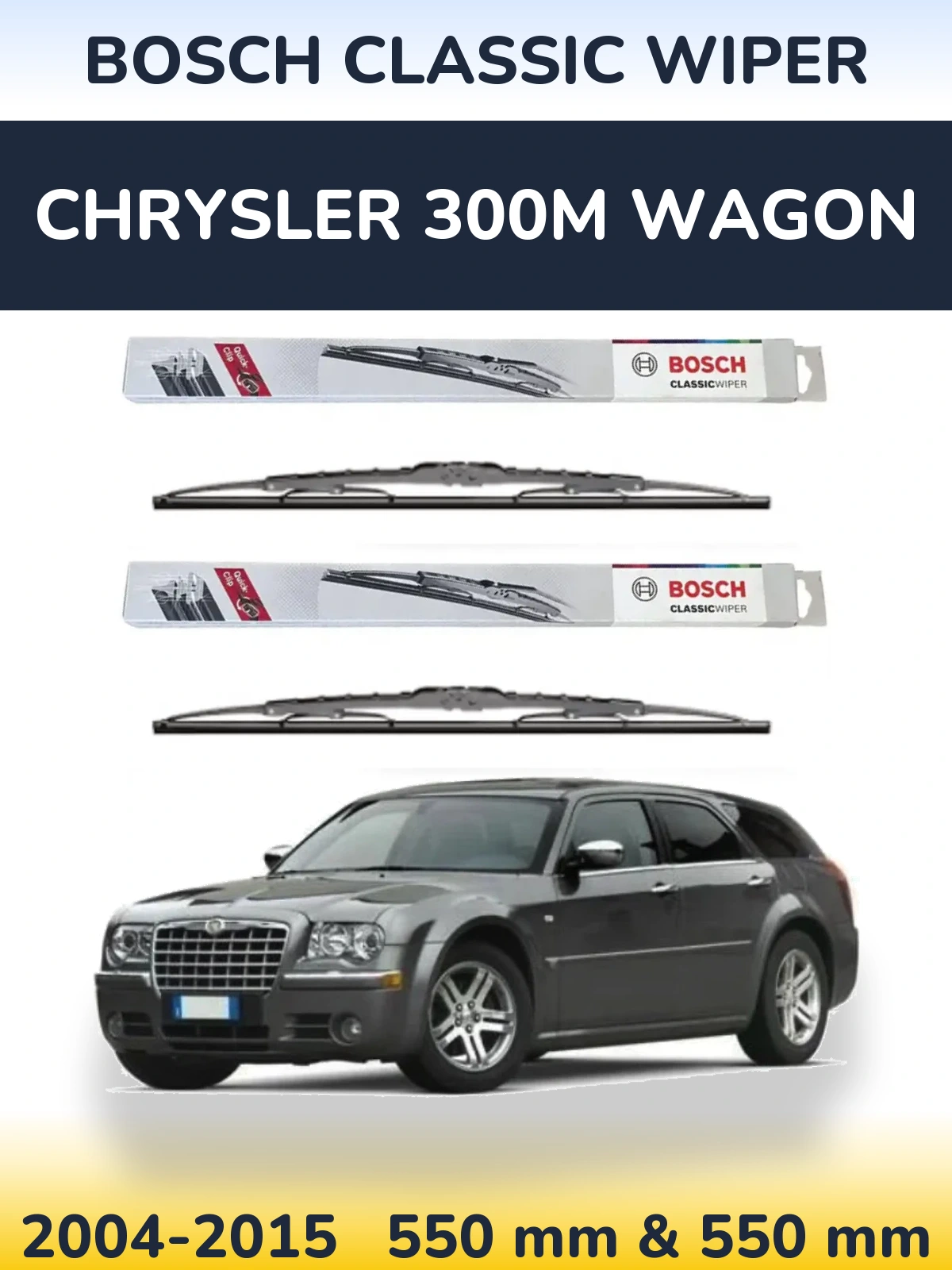 Ștergătoare BOSCH Classic Wiper pentru Chrysler 300M Wagon
