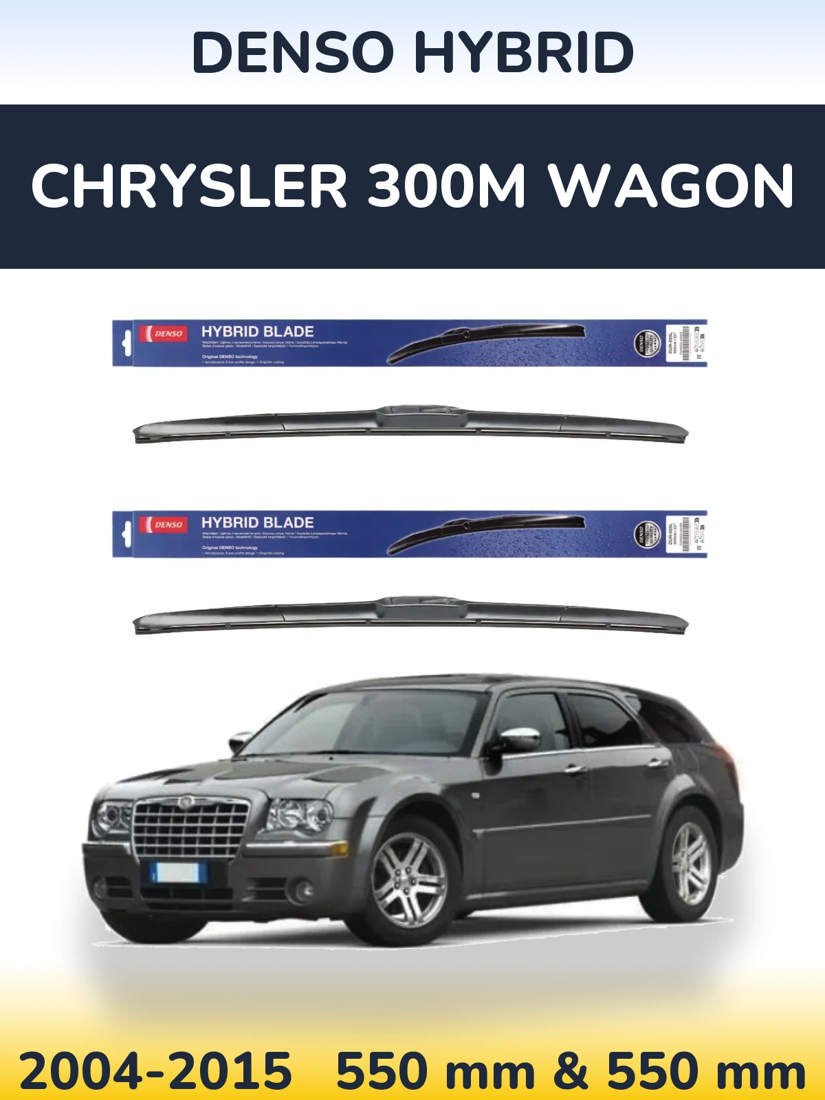 Ștergătoare Denso Hybrid pentru Chrysler 300M Wagon