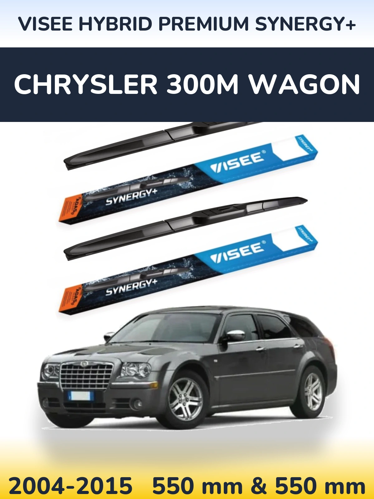 Ștergătoare VISEE HYBRID PREMIUM SYNERGY+ pentru Chrysler 300M Wagon