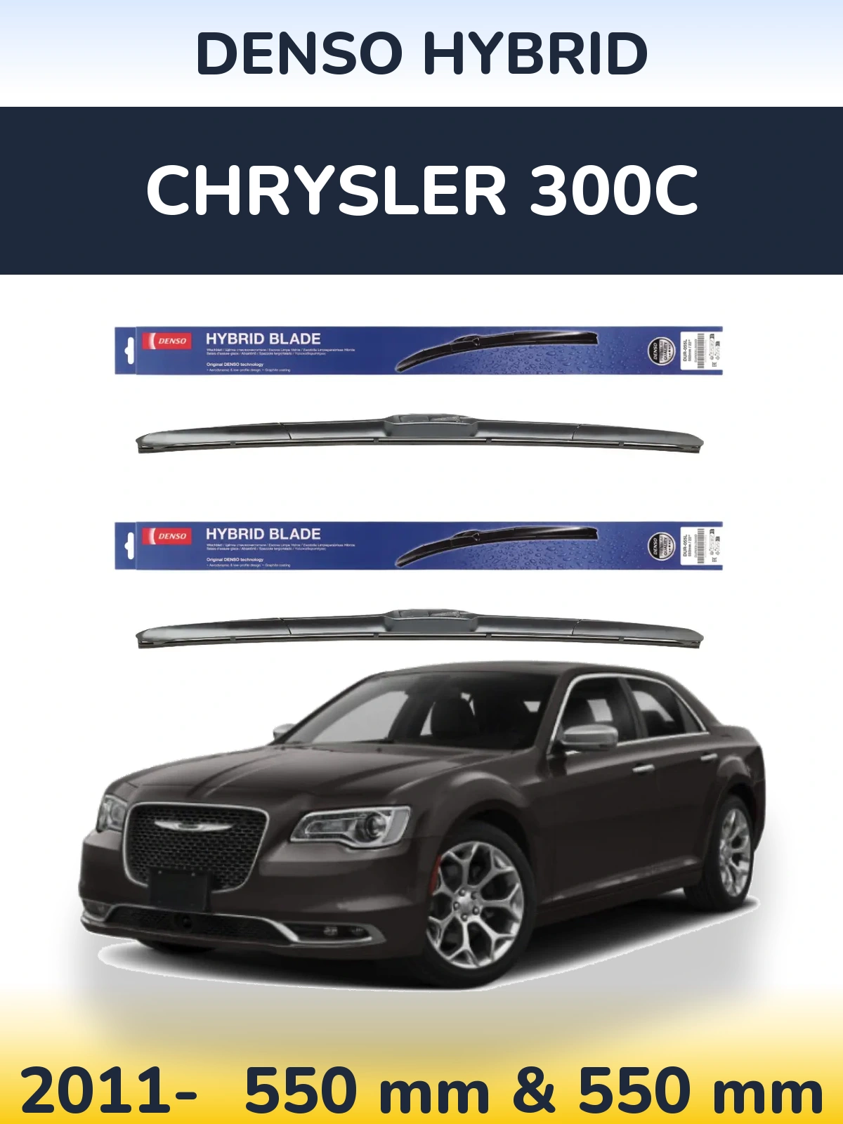 Ștergătoare Denso Hybrid pentru Chrysler 300C