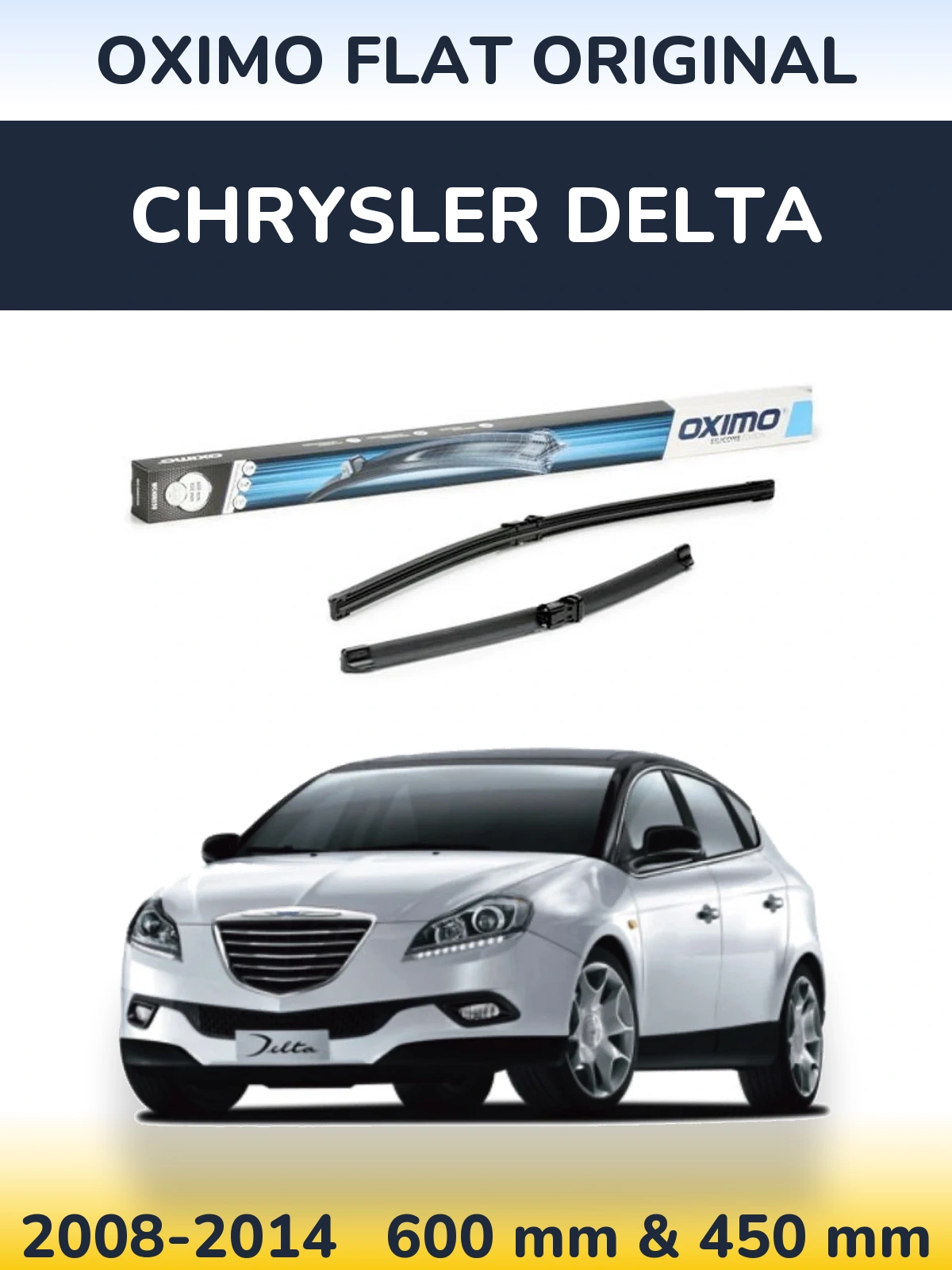 Ștergătoare Oximo Flat Original pentru Chrysler Delta
