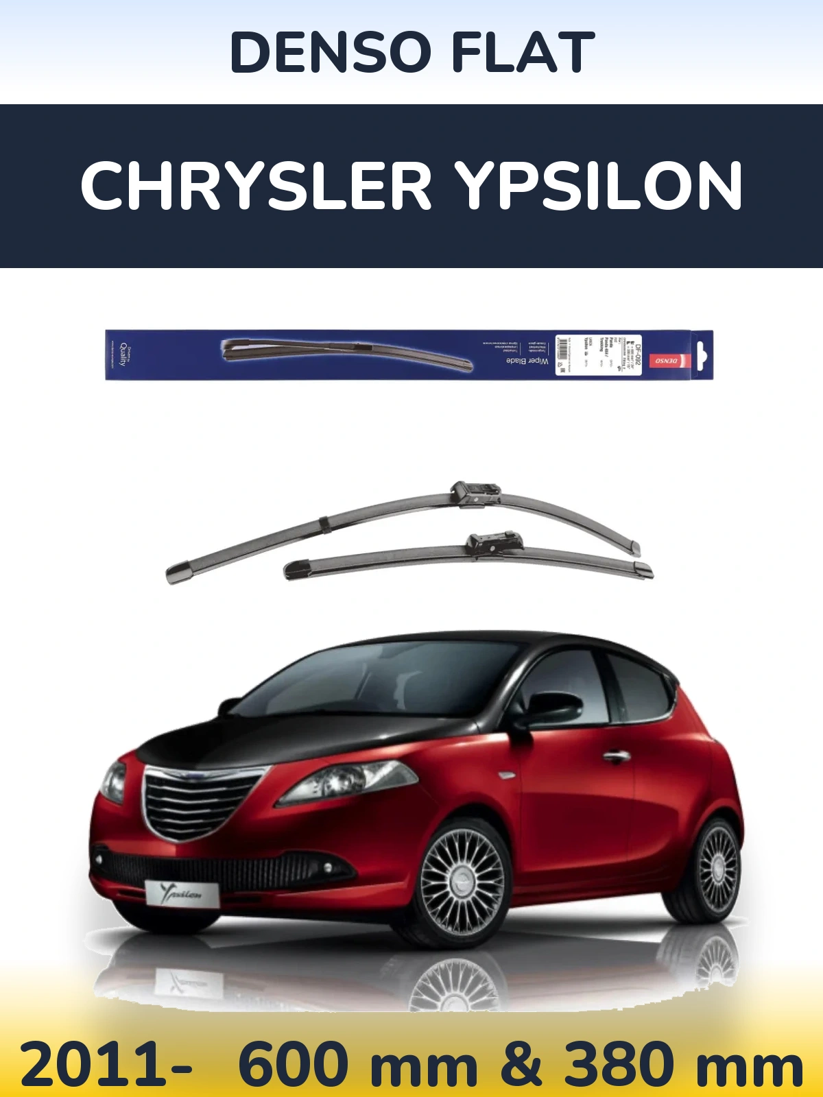 Ștergătoare Denso Flat pentru Chrysler Ypsilon