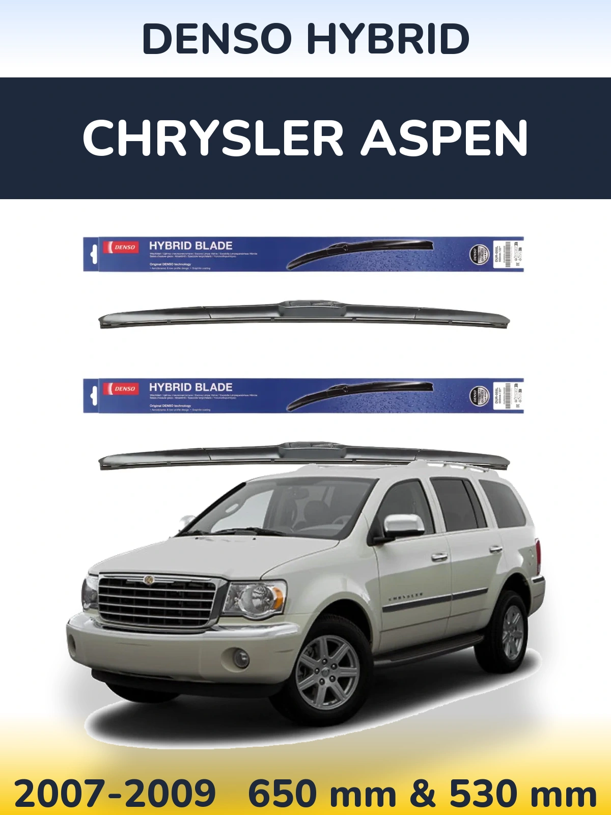 Ștergătoare Denso Hybrid pentru Chrysler Aspen