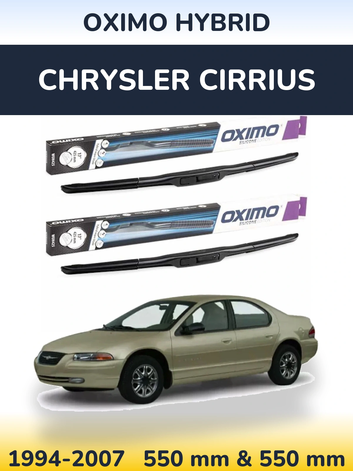 Ștergătoare Oximo Hybrid pentru Chrysler Cirrius