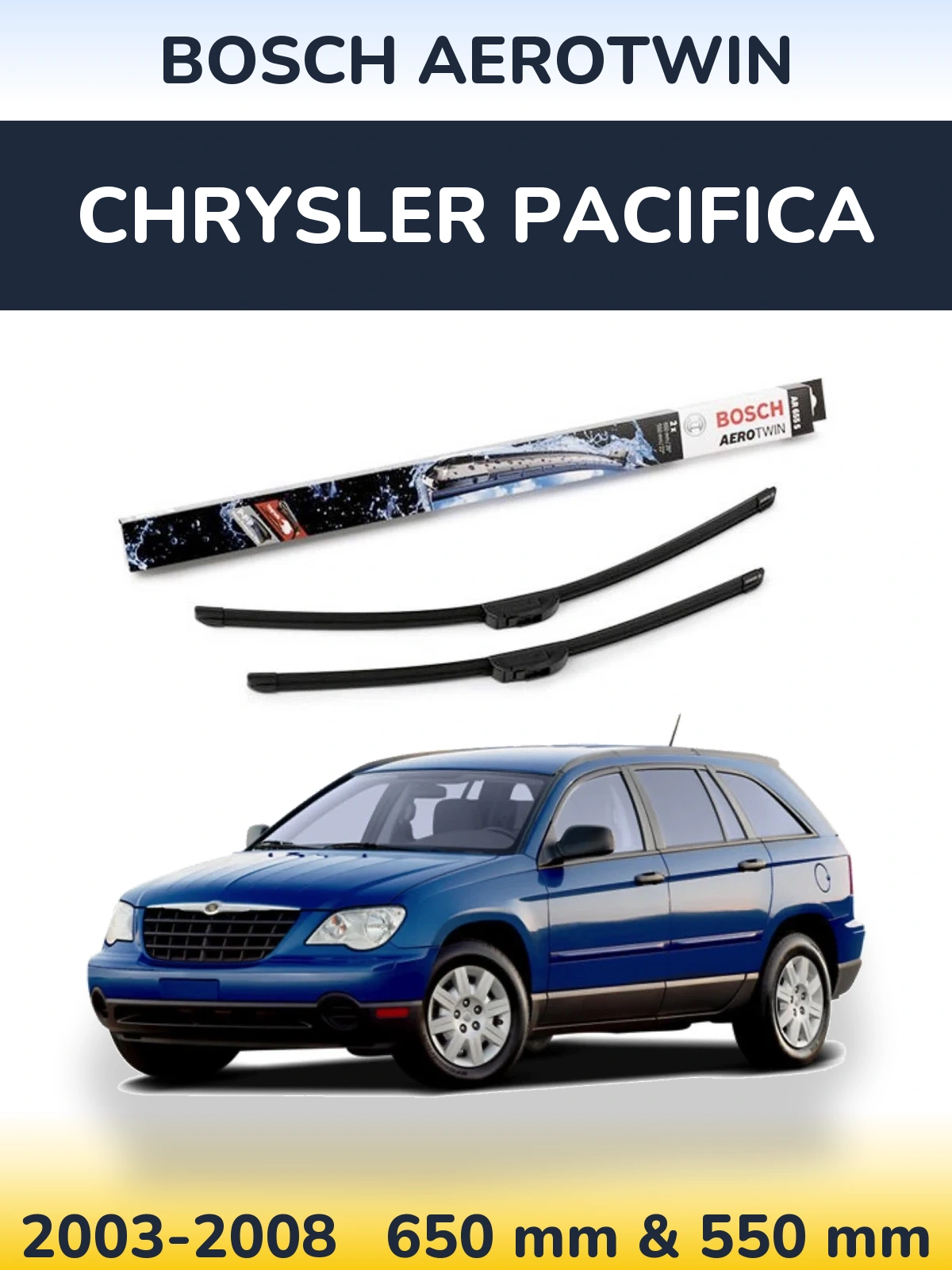 Ștergătoare BOSCH AeroTwin pentru Chrysler Pacifica