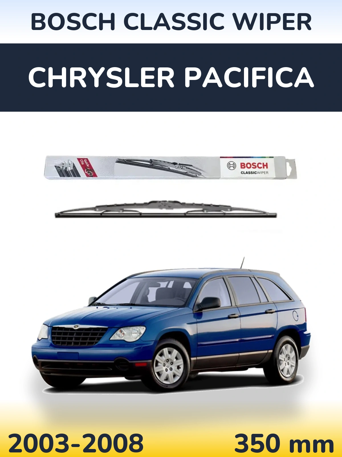 Ștergătoare BOSCH Classic Wiper pentru Chrysler Pacifica