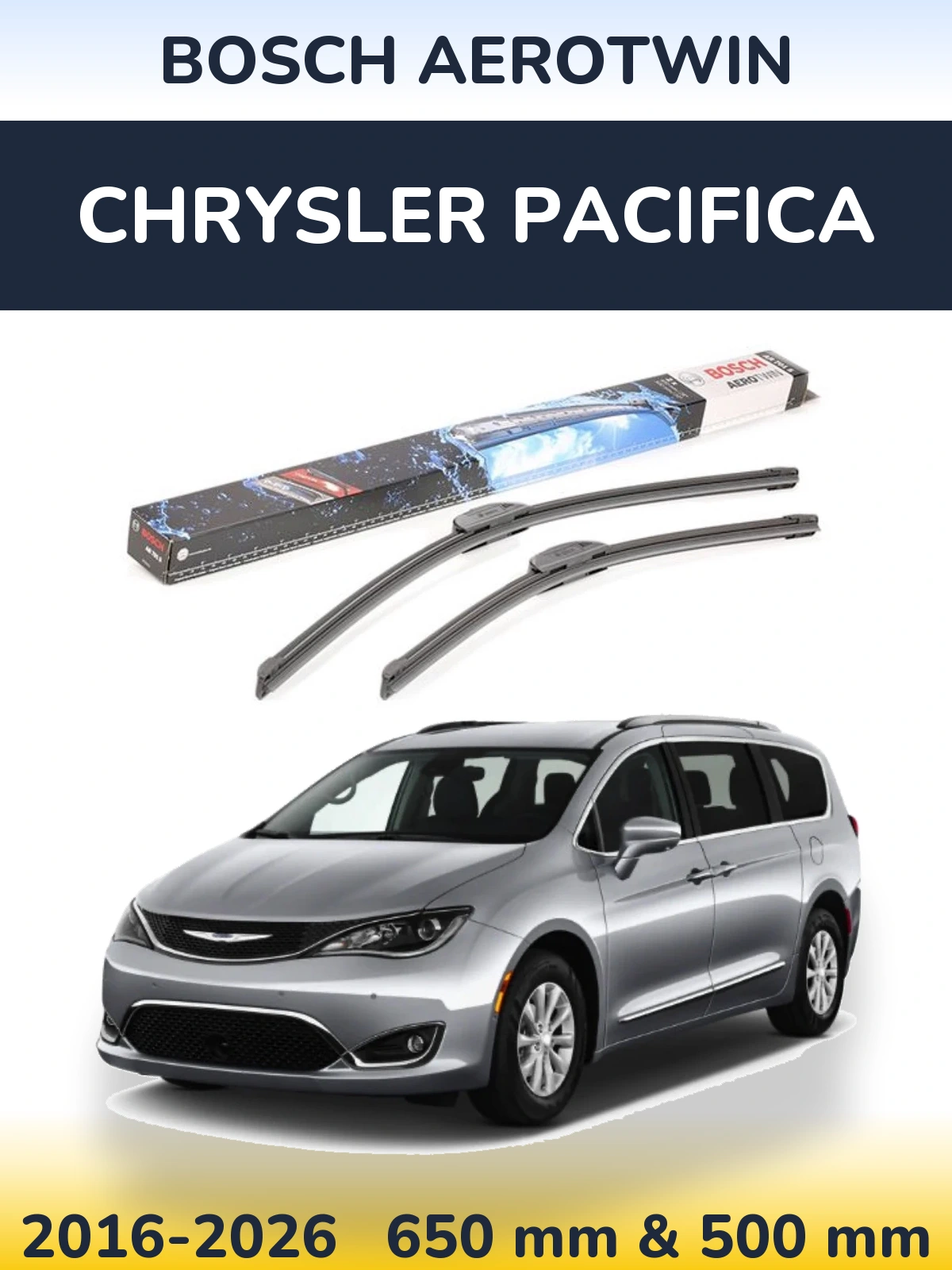 Ștergătoare BOSCH AeroTwin pentru Chrysler Pacifica