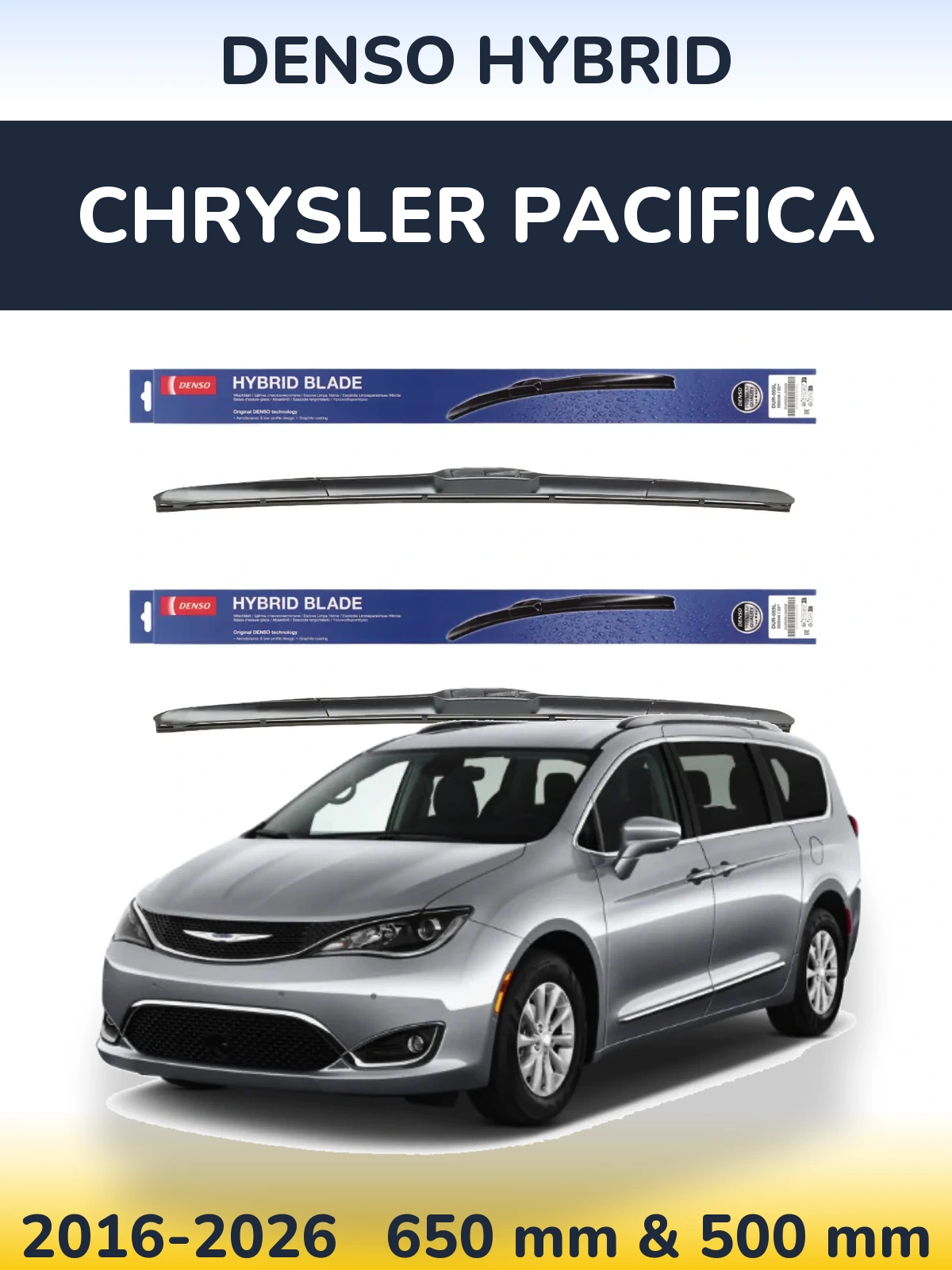 Ștergătoare Denso Hybrid pentru Chrysler Pacifica