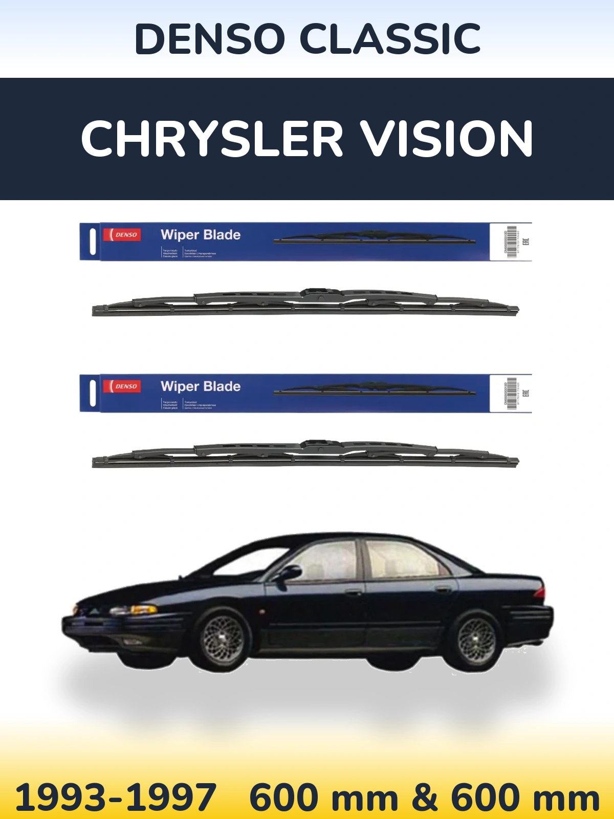 Ștergătoare Denso Classic pentru Chrysler Vision