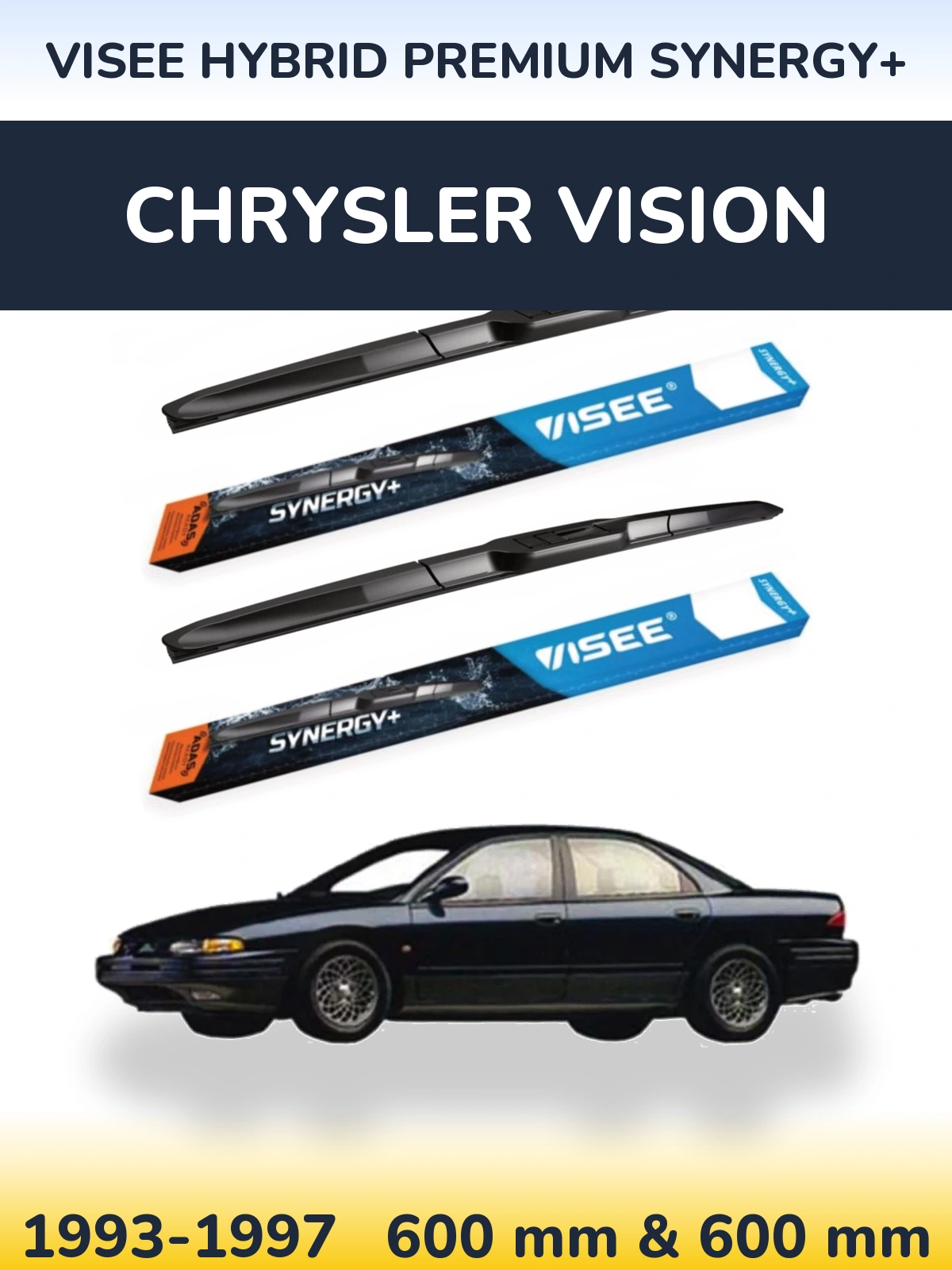 Ștergătoare VISEE HYBRID PREMIUM SYNERGY+ pentru Chrysler Vision