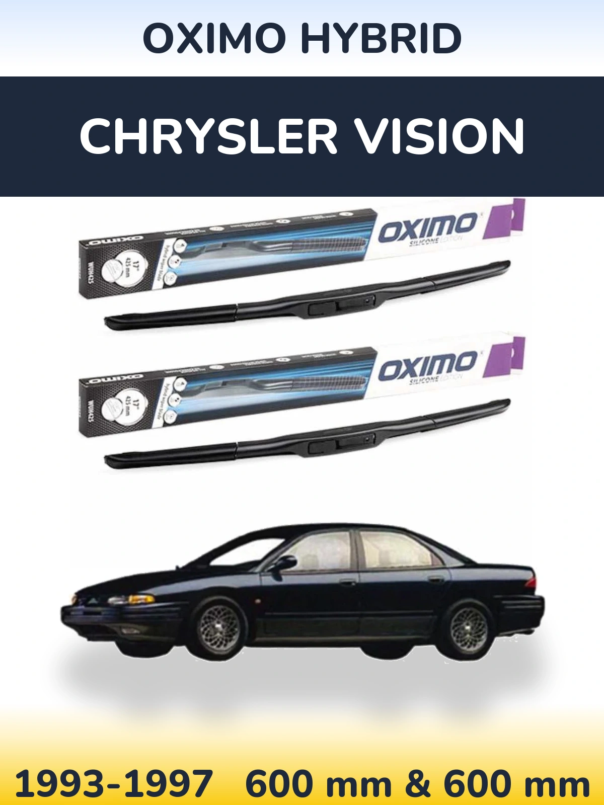 Ștergătoare Oximo Hybrid pentru Chrysler Vision