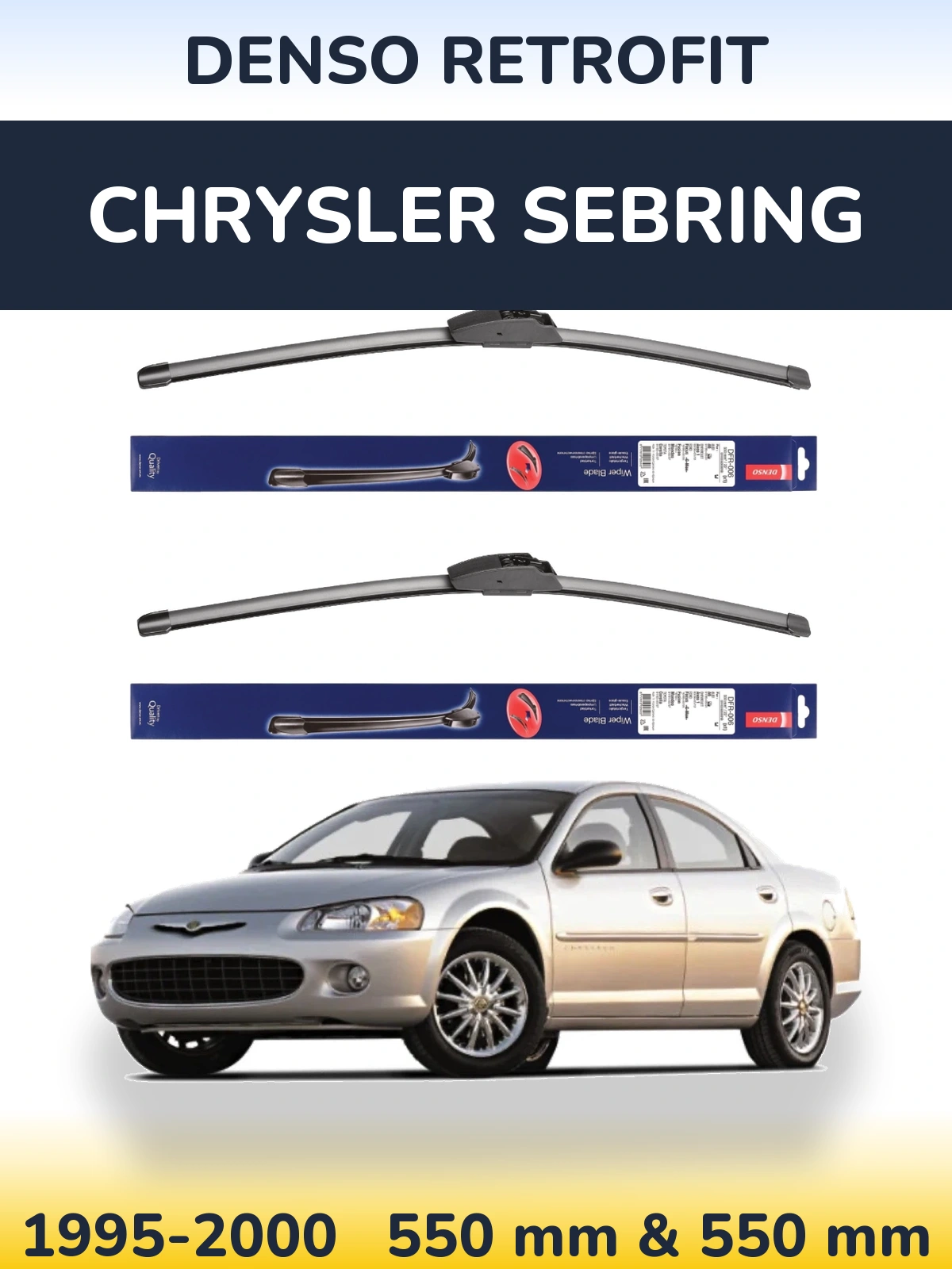 Ștergătoare Denso Retrofit pentru Chrysler Sebring