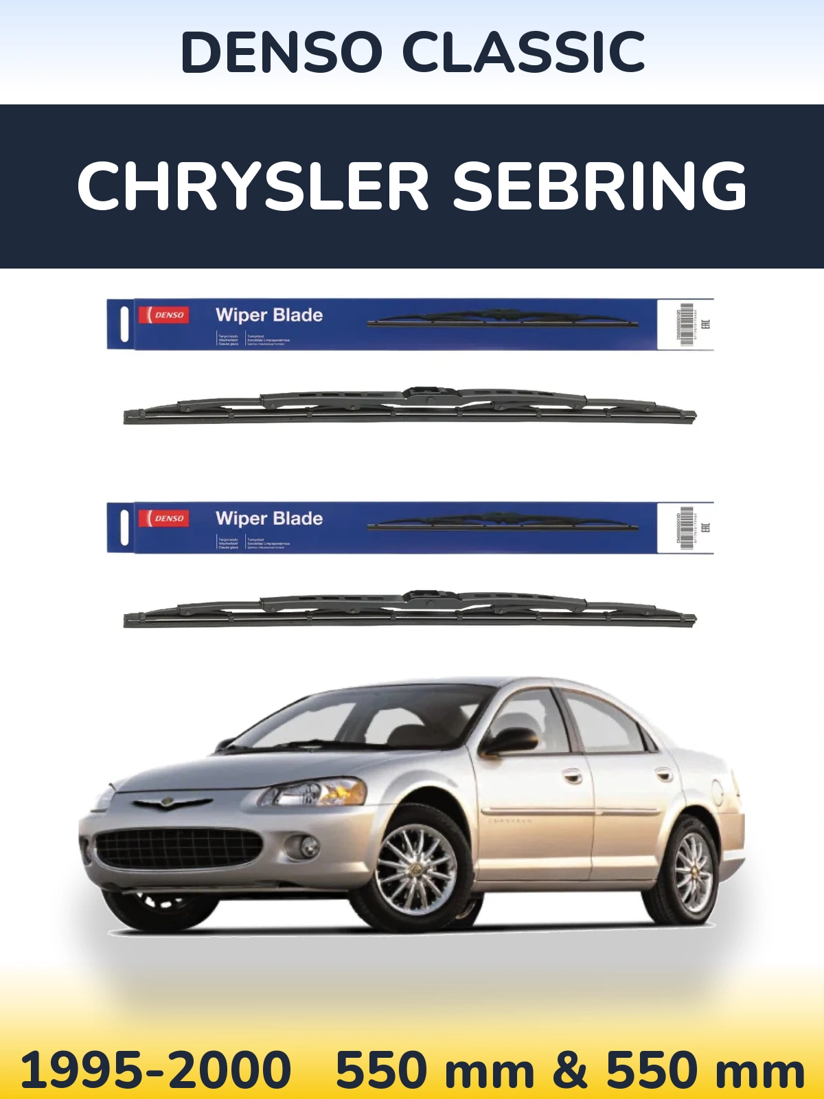 Ștergătoare Denso Classic pentru Chrysler Sebring