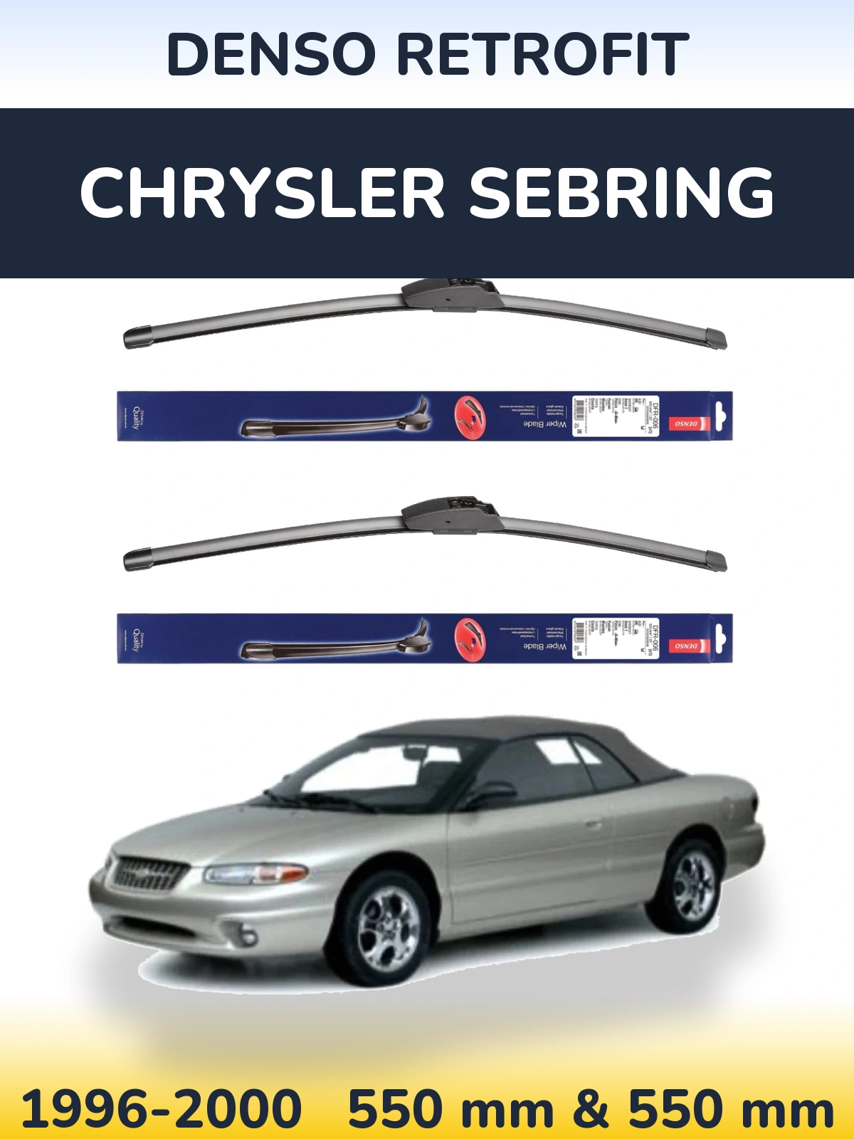Ștergătoare Denso Retrofit pentru Chrysler Sebring