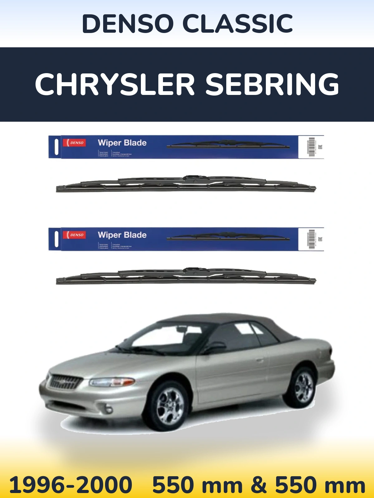 Ștergătoare Denso Classic pentru Chrysler Sebring