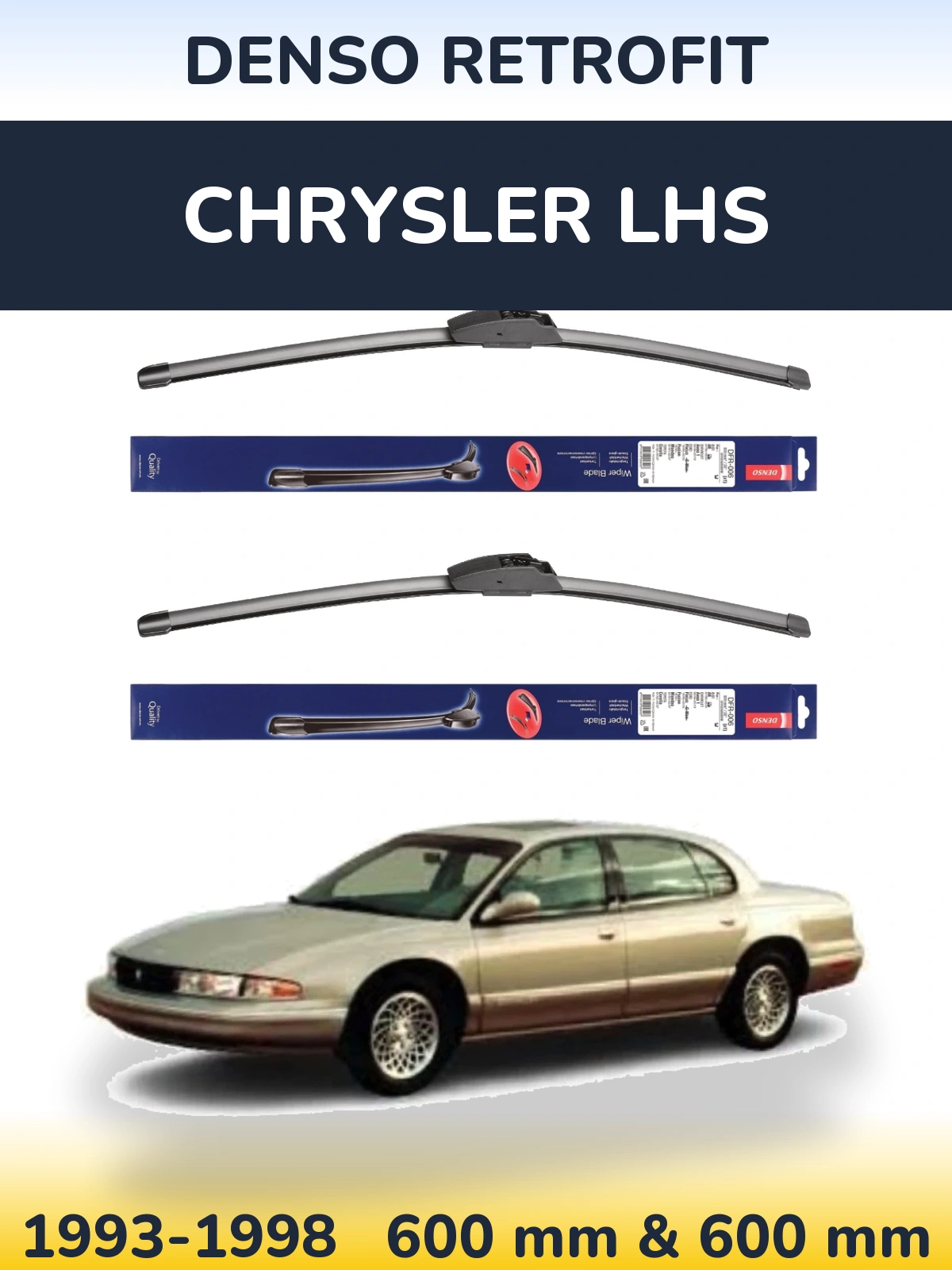 Ștergătoare Denso Retrofit pentru Chrysler LHS