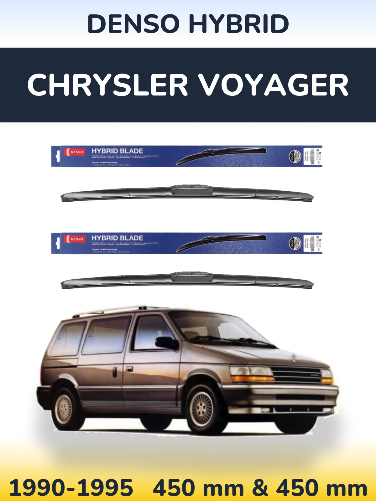 Ștergătoare Denso Hybrid pentru Chrysler Voyager