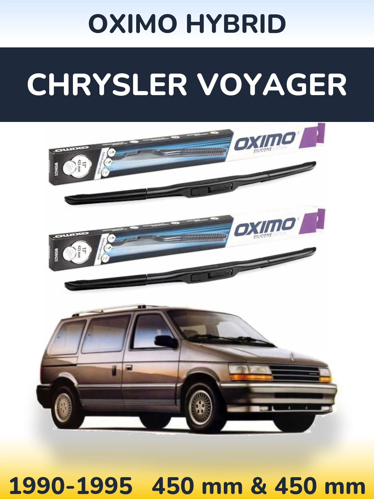 Ștergătoare Oximo Hybrid pentru Chrysler Voyager