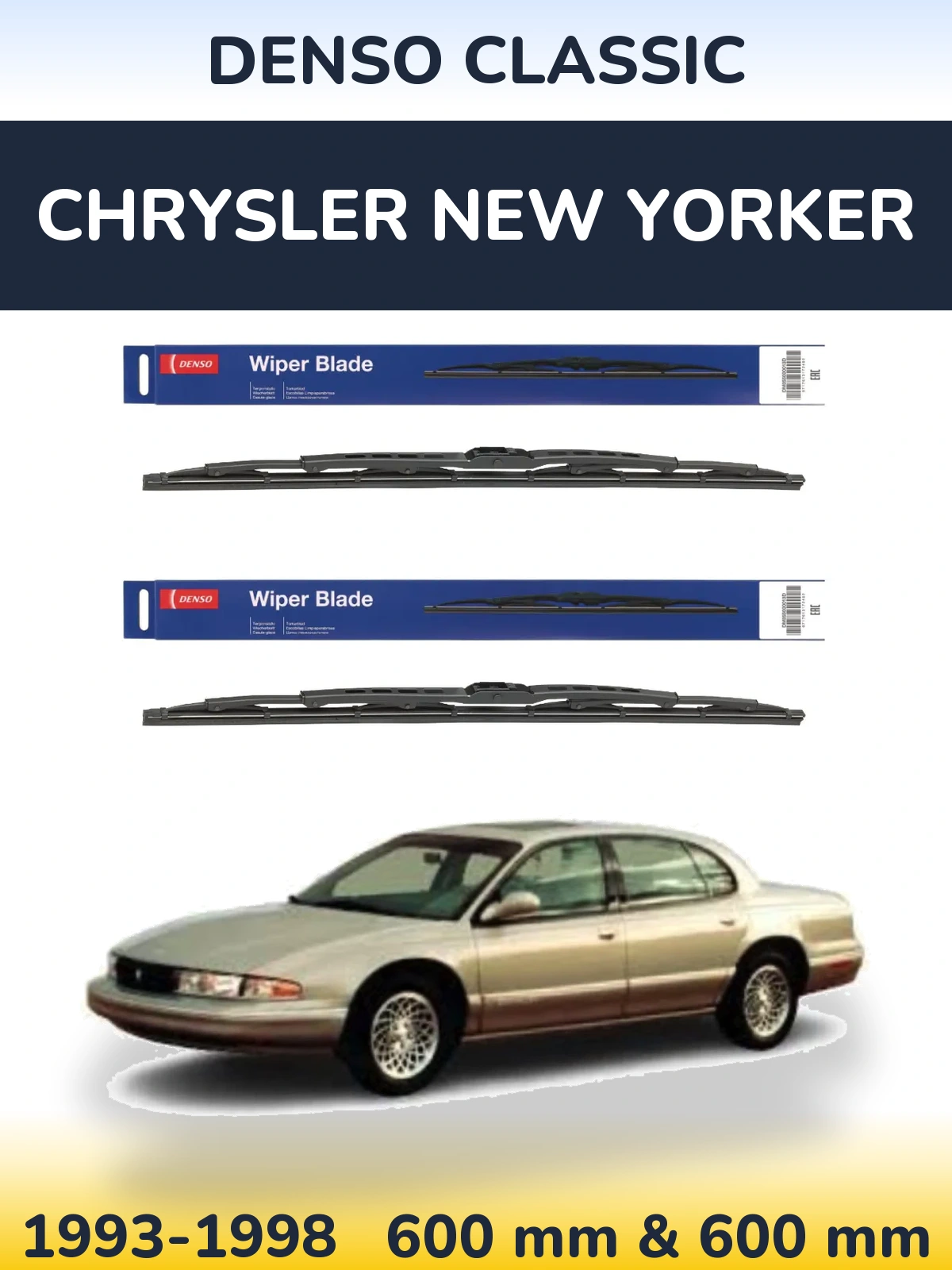 Ștergătoare Denso Classic pentru Chrysler New Yorker