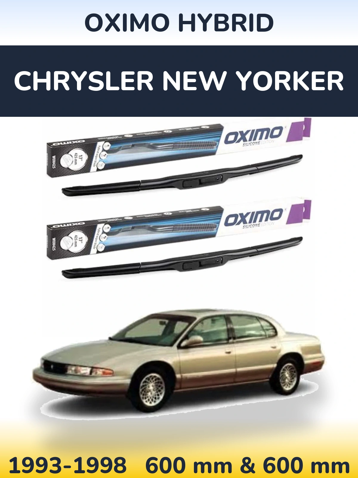 Ștergătoare Oximo Hybrid pentru Chrysler New Yorker