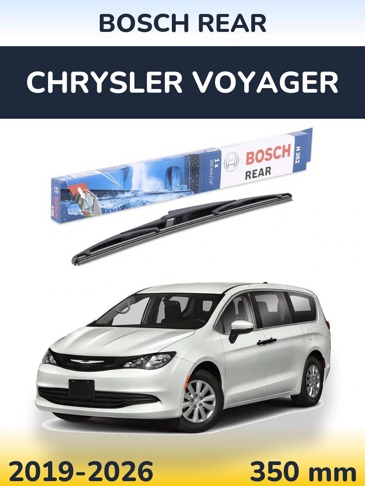 Ștergătoare BOSCH Rear pentru Chrysler Voyager