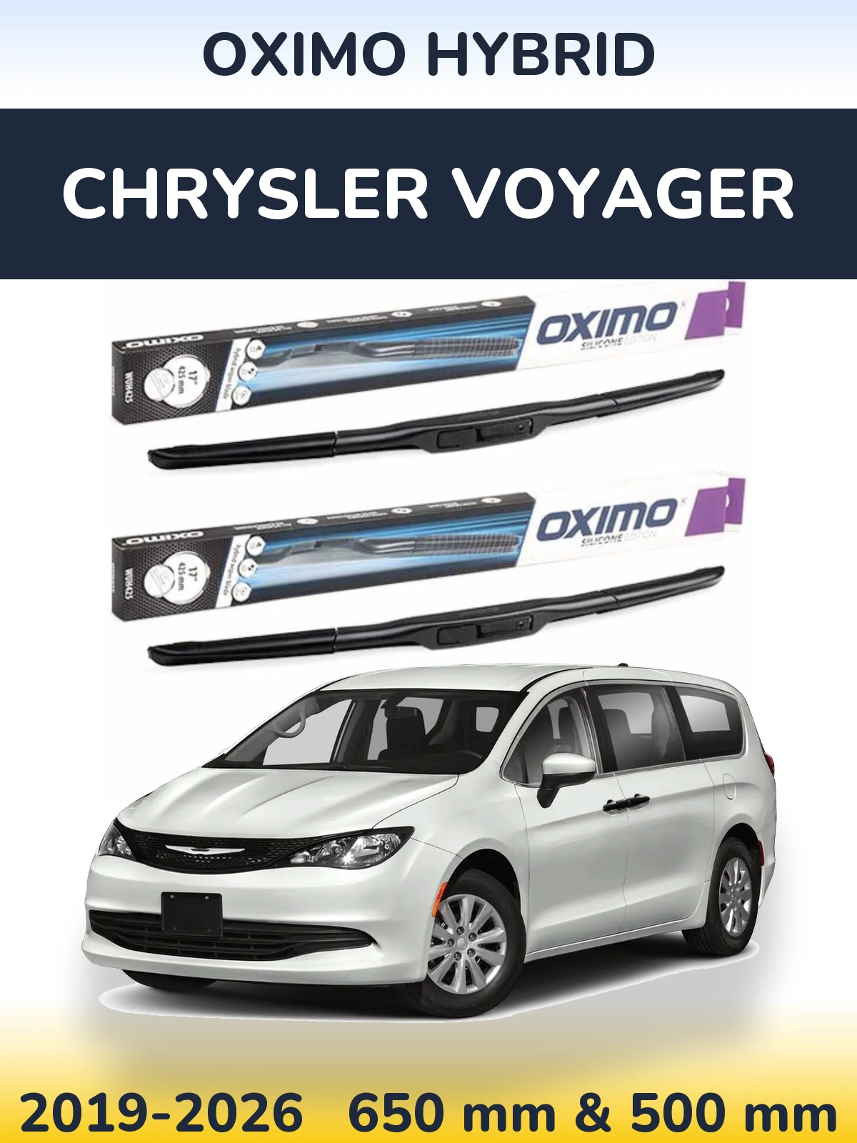 Ștergătoare Oximo Hybrid pentru Chrysler Voyager