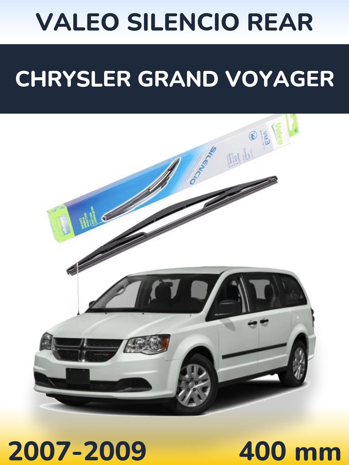 Ștergătoare Valeo Silencio Rear pentru Chrysler Grand Voyager