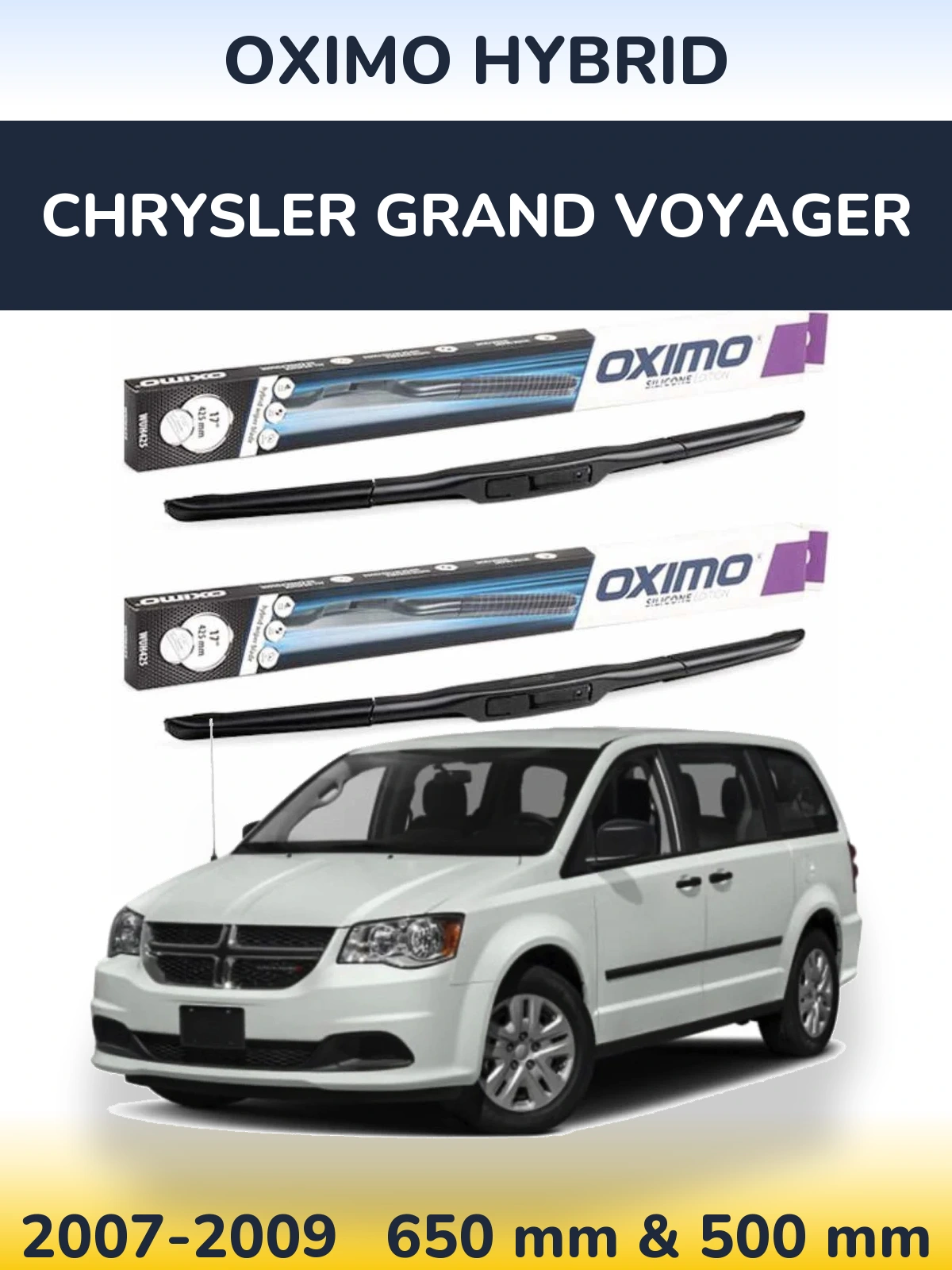 Ștergătoare Oximo Hybrid pentru Chrysler Grand Voyager