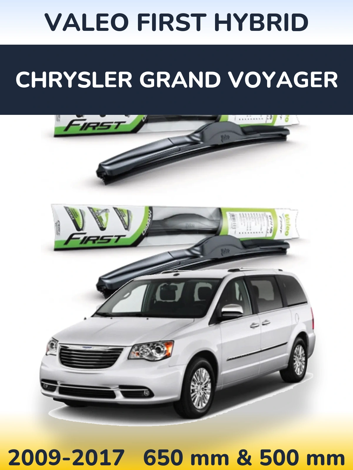 Ștergătoare Valeo First Hybrid pentru Chrysler Grand Voyager