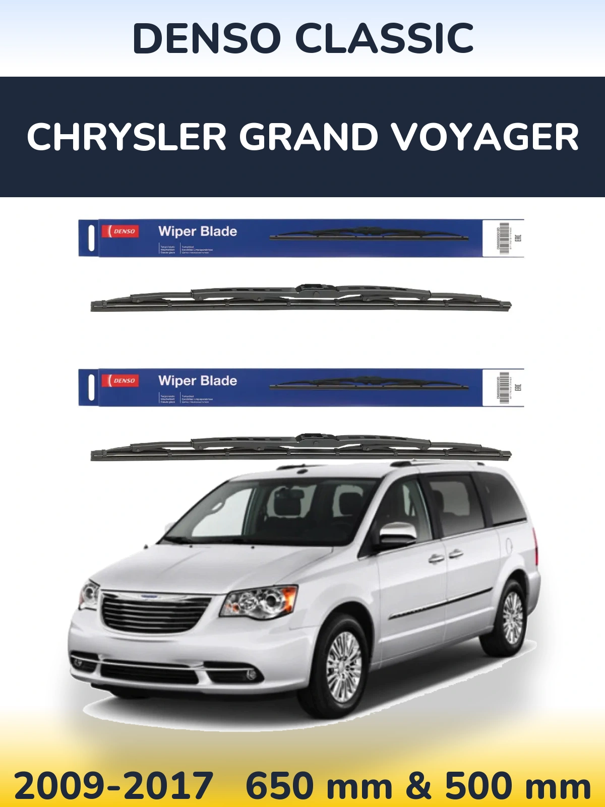 Ștergătoare Denso Classic pentru Chrysler Grand Voyager