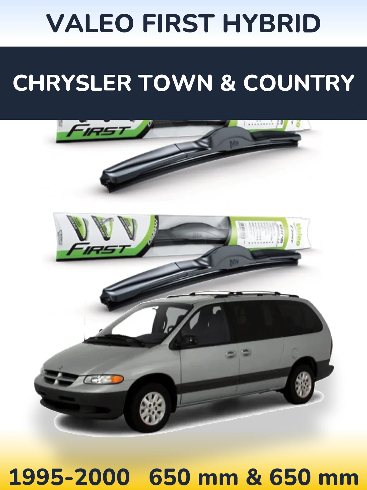 Ștergătoare Valeo First Hybrid pentru Chrysler Town & Country