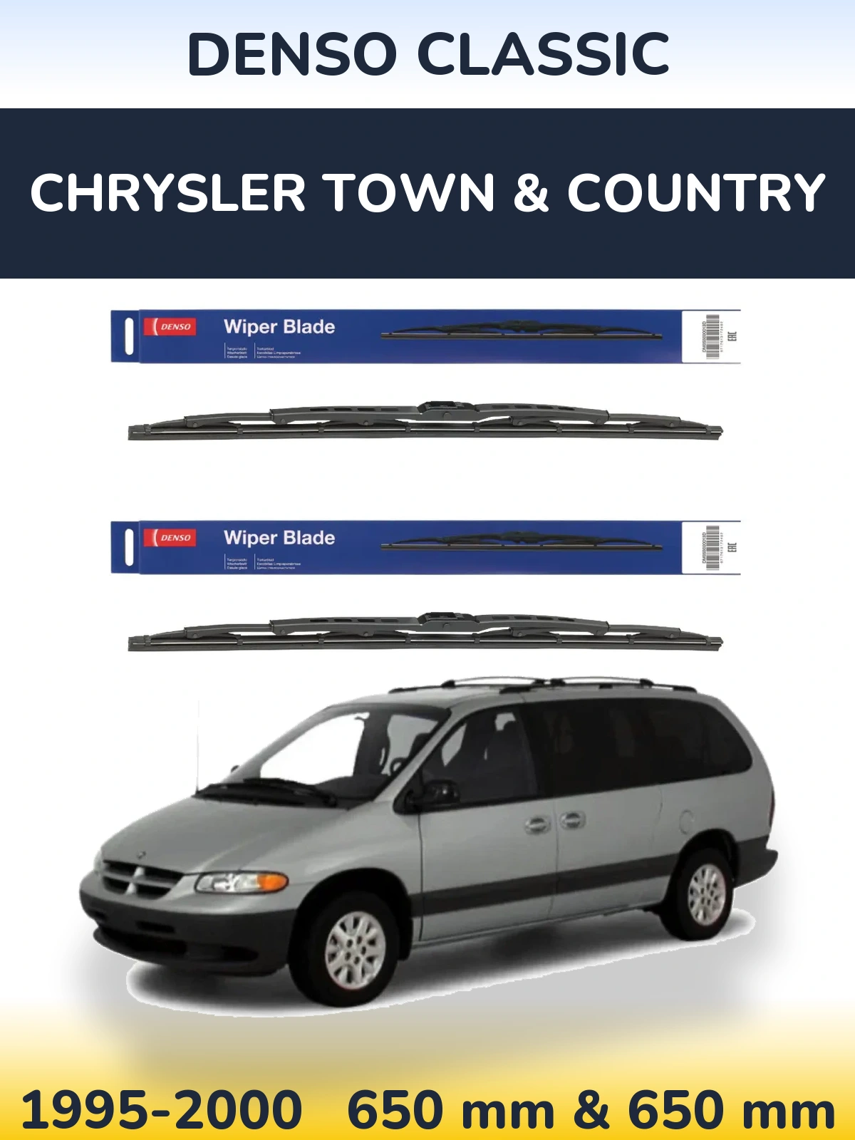 Ștergătoare Denso Classic pentru Chrysler Town & Country