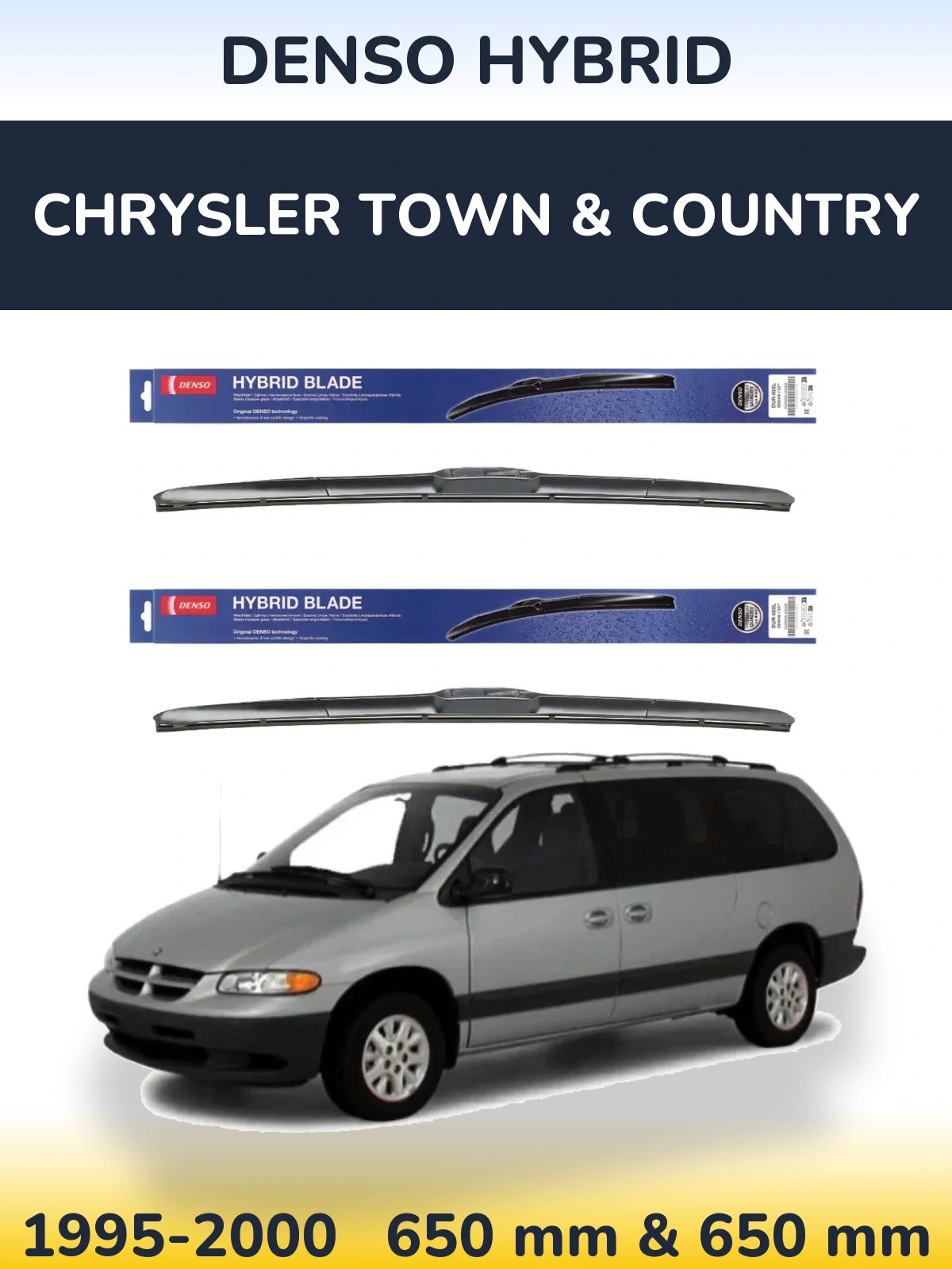 Ștergătoare Denso Hybrid pentru Chrysler Town & Country